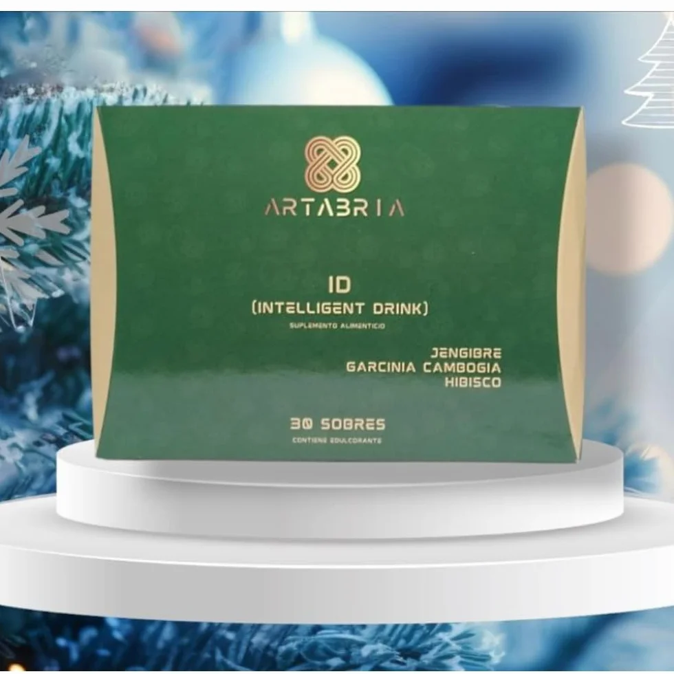 Artabria Inteligent Drink Bez Kofeiny z Imbirem, Garcinia Cambogia i Hibiskusem, 30 Saszety