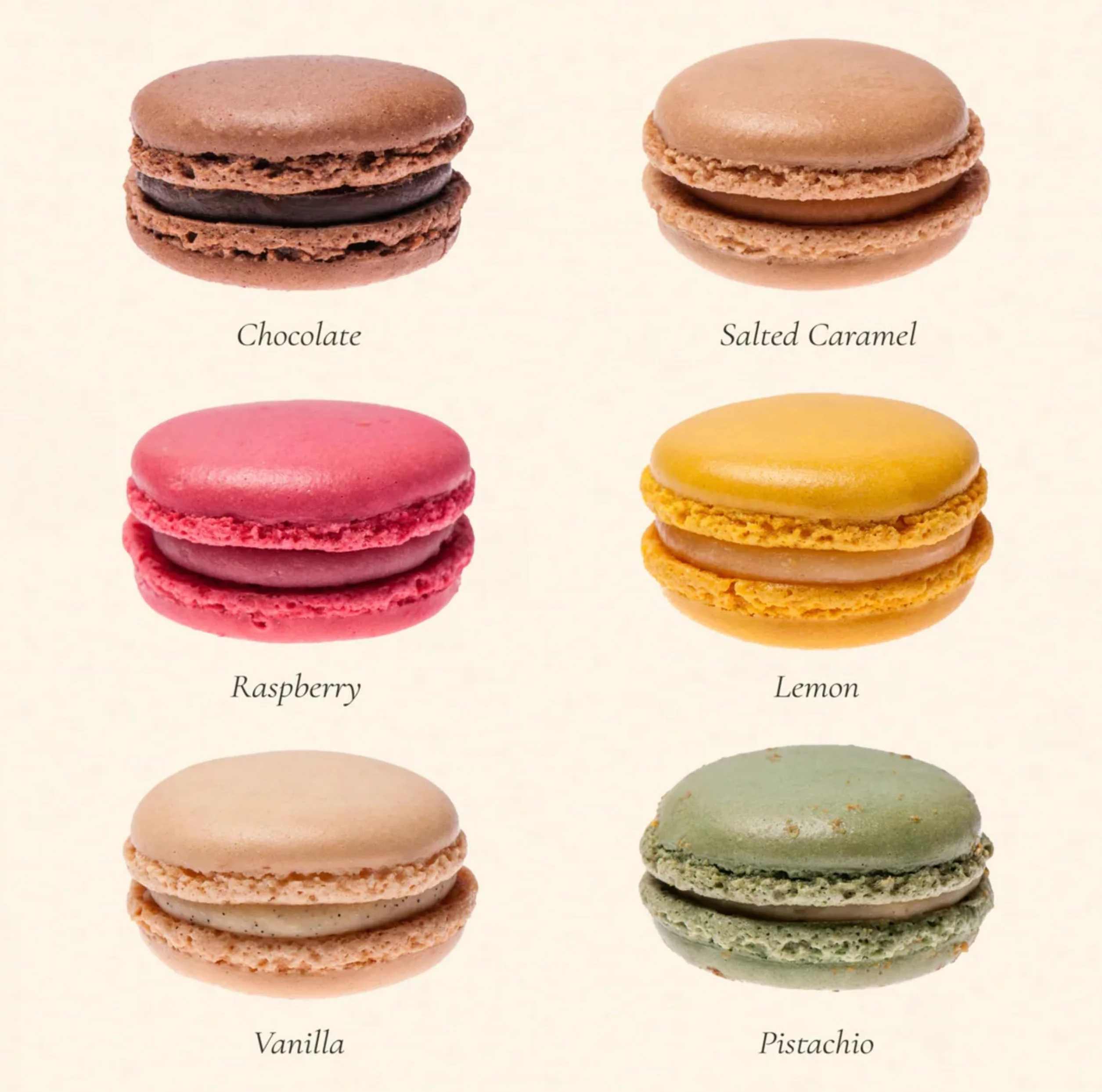 Macarons Surtidos Franceses 468 g (36 Unidades) – Selección Gourmet de Sabores Variados, Postre Premium para Regalo o Eventos (Sin Gluten) Distribuido por Laborawi