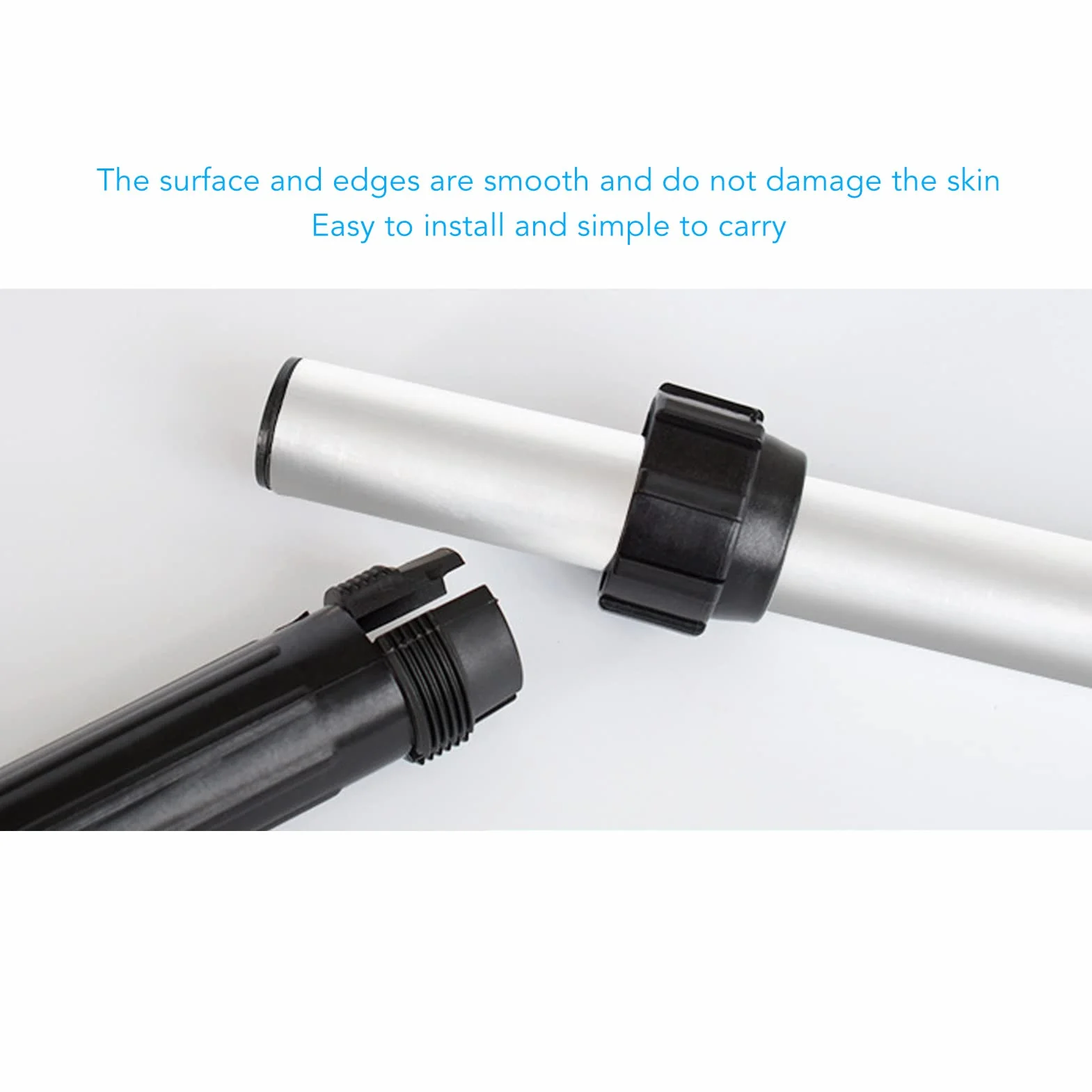Akozon Conector de Paleta para Kayak, 2 Uds., Conectores de Eje de Remos de Plástico para Bote Inflable