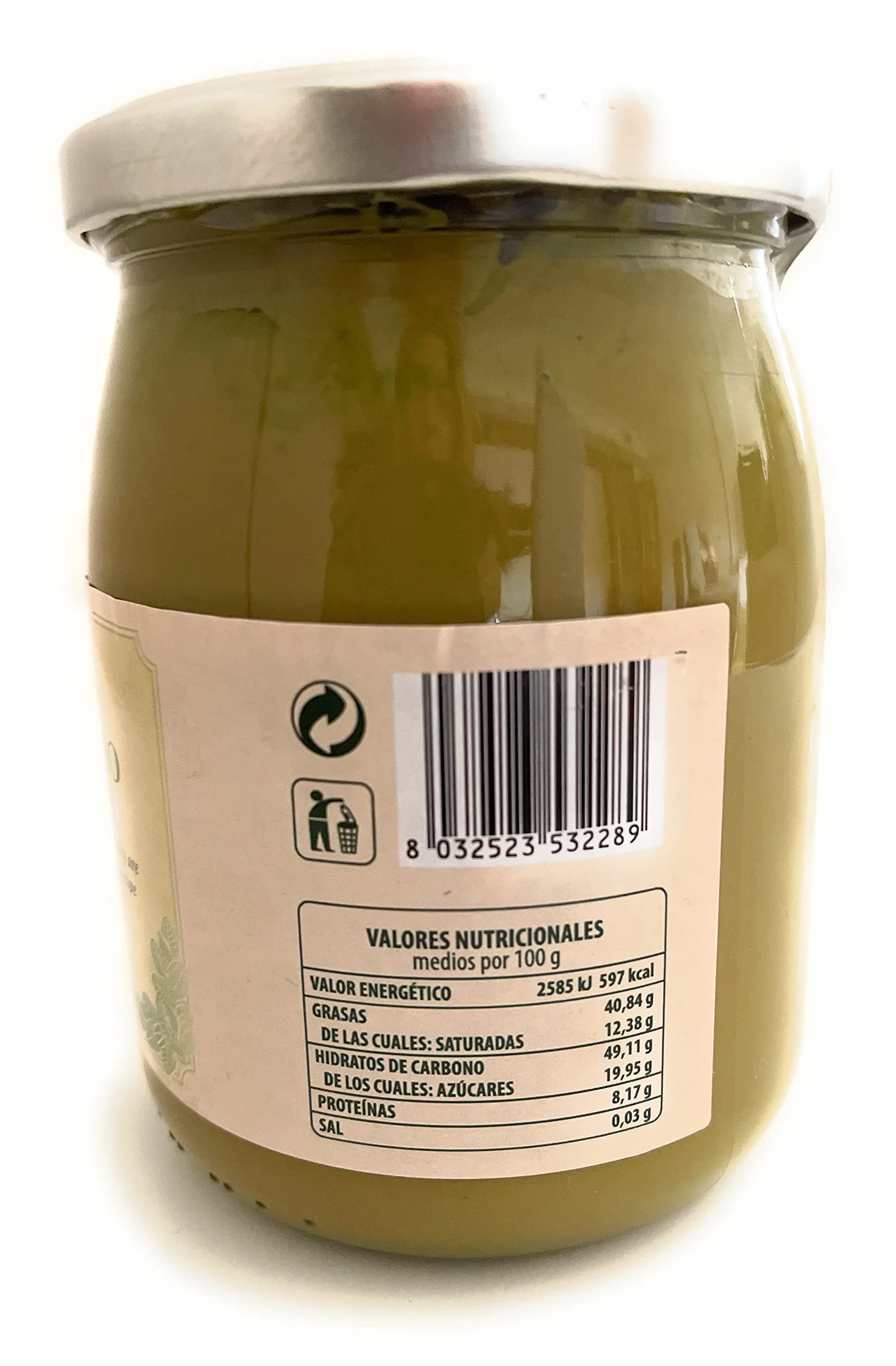 Pisti Mantequilla de Pistacho Siciliana - 600 g