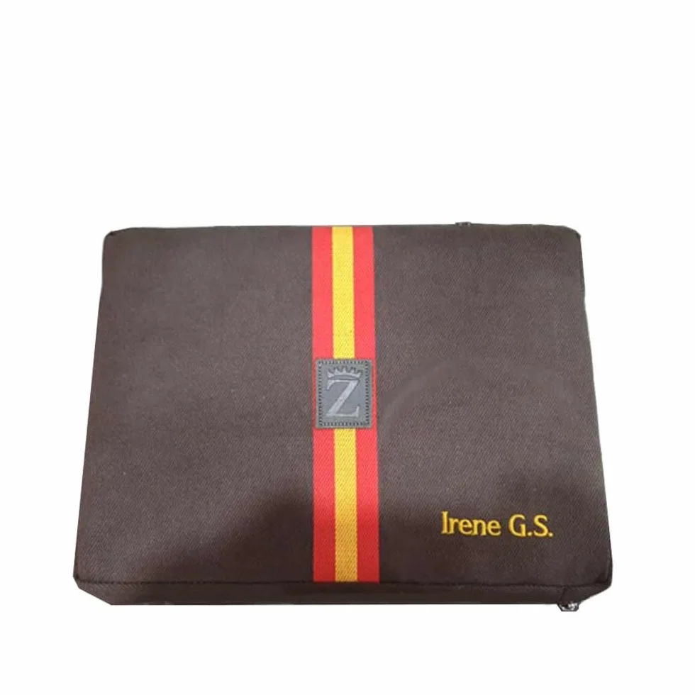 ZiNGS Almohadilla taurina marrón Bandera de España 36 cm x 27,5