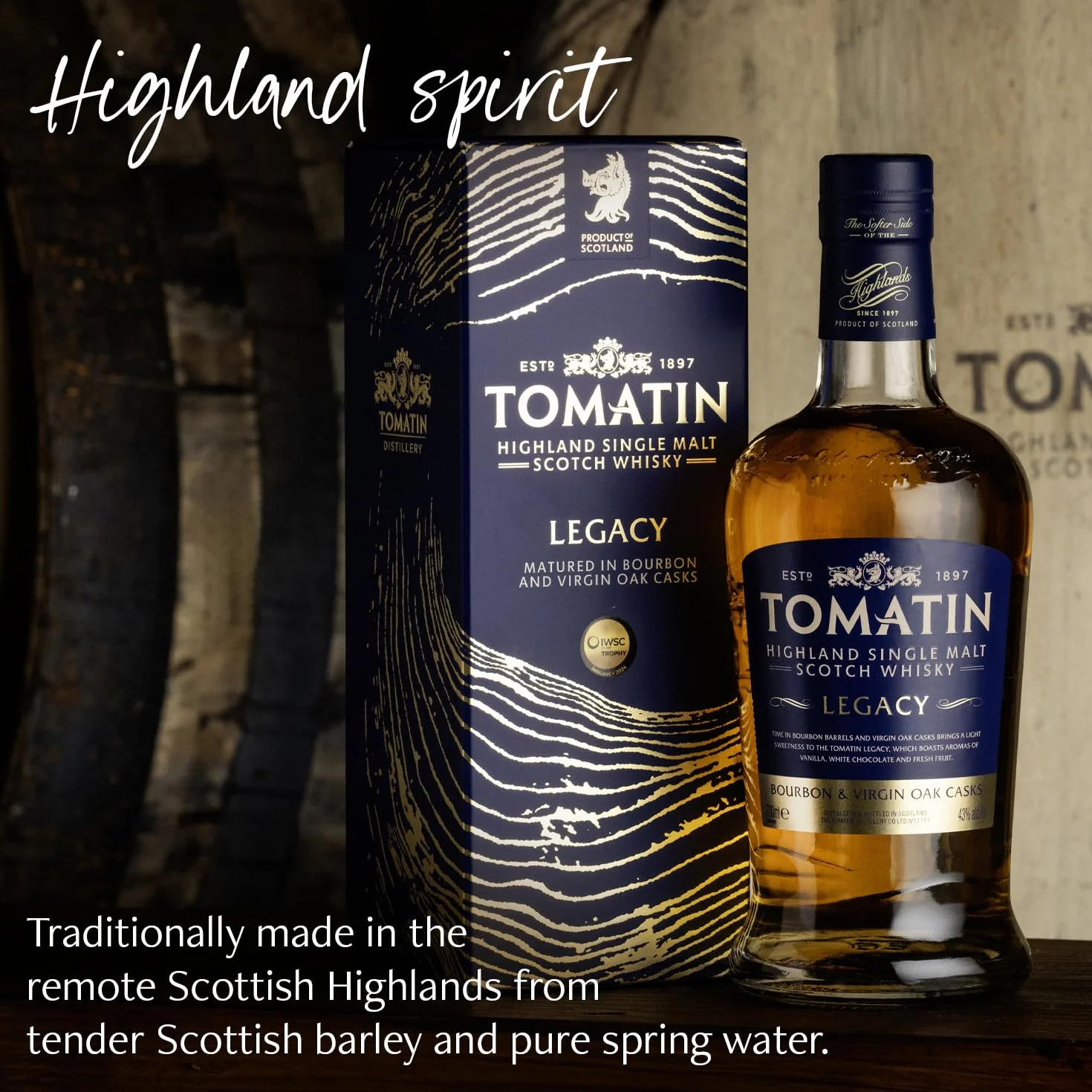 Tomatin Legacy Highland Single Malt Scotch Whisky 43% Vol. 700 ml