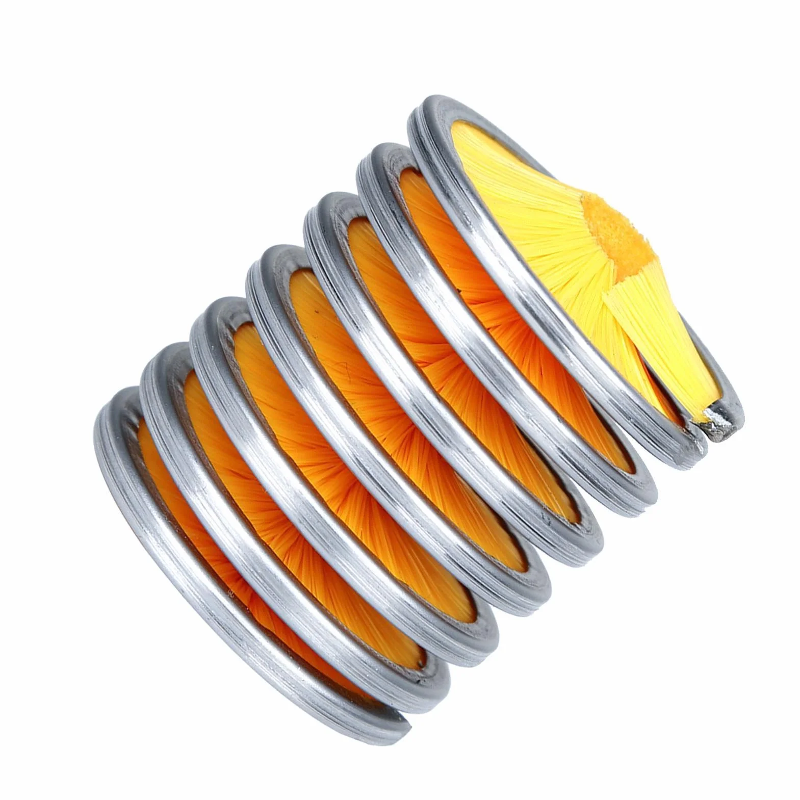 Cepillo limpieza cuerda escalada acero inoxidable cerdas nylon 5 cm 92 g 8-13 mm