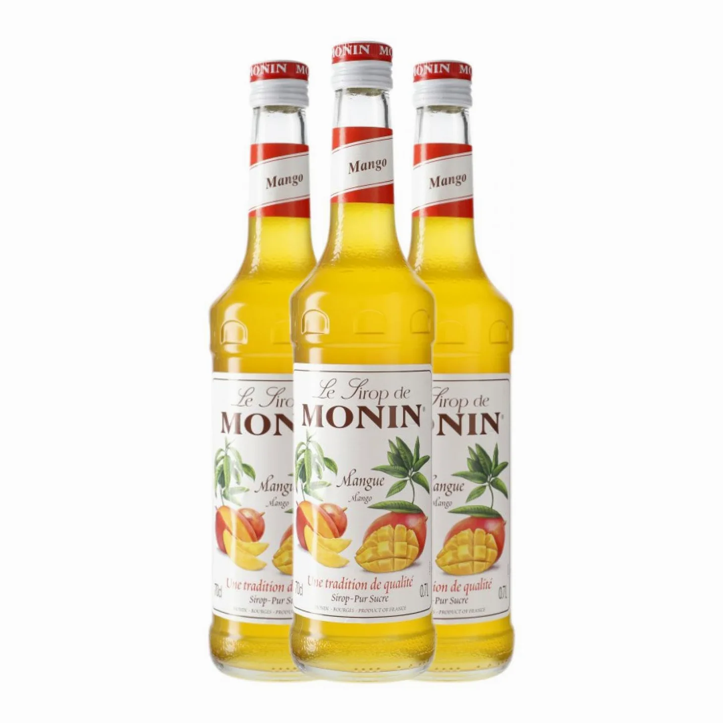 Schnapp MoninCocktail Sirope Mango Mangue 70 cl (Caja de 3 Botellas de 70 cl)