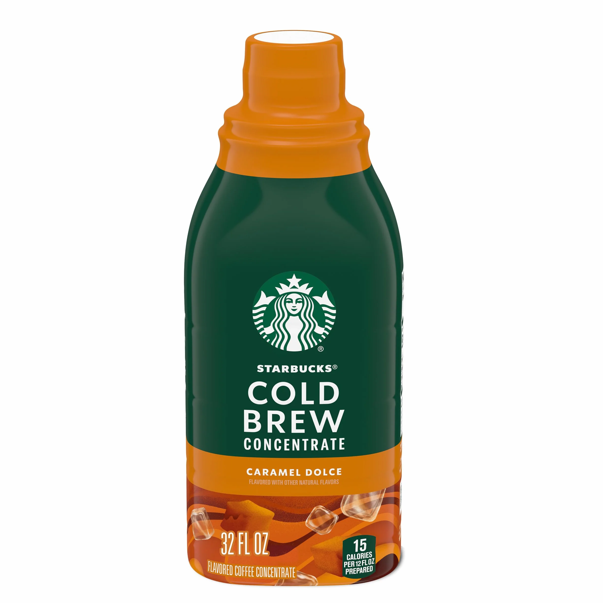 Starbucks Cold Brew Concentrado de Café, Café Helado con Sabor a Caramelo Dolce, 946 ml