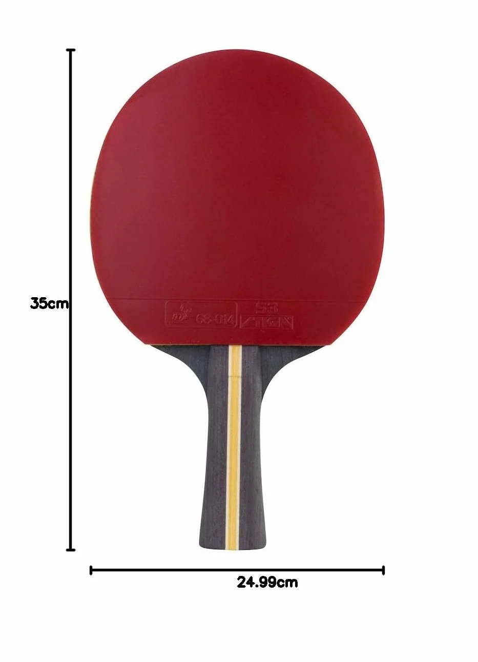 STIGA Trinity Palo de Tenis de Mesa 3 Estrellas Negro/Rojo
