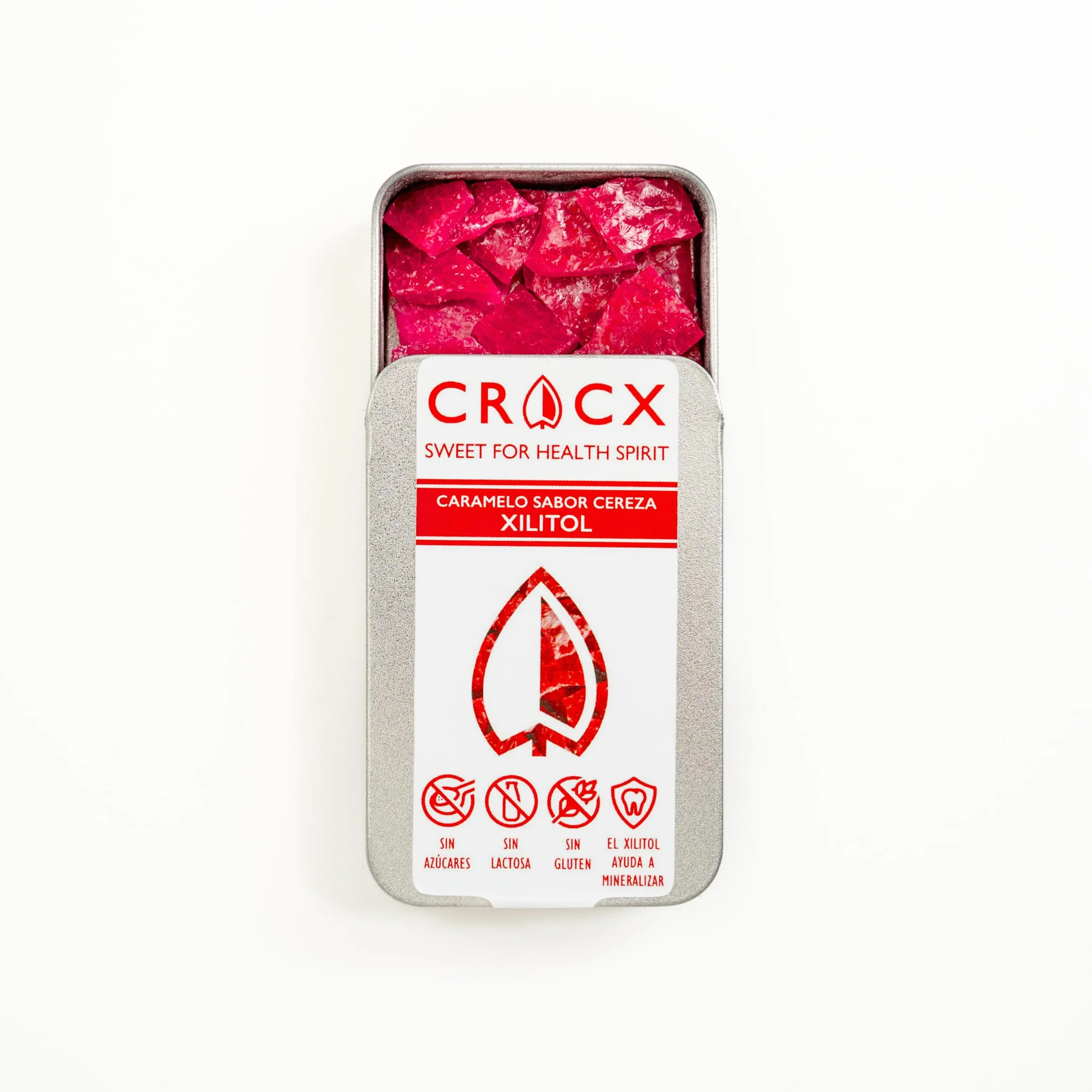 CRACX PACK SABOR 2 MENTA + 2 CEREZA 35GRM*4UDS - CARAMELOS DE XILITOL SIN AZUCAR