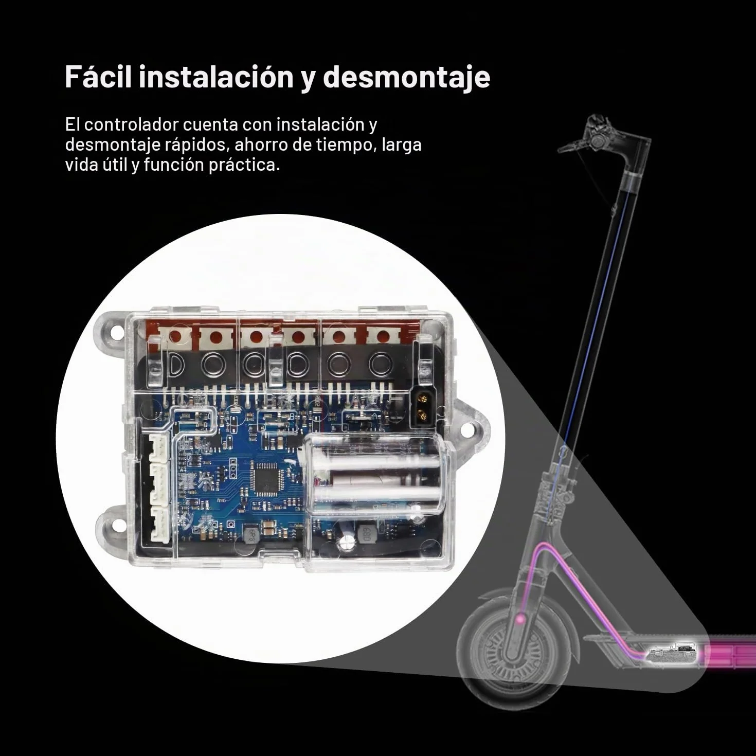 Xiaomi Controlador de Scooter Eléctrico 1S M365Pro Pro2 Unidad de Control Central 2.4-3.0