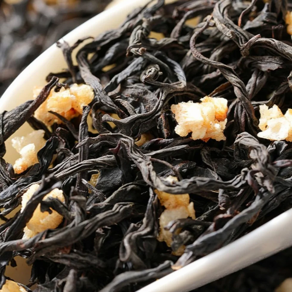 WuyiMountain Fuerte Aroma Lichi Té Negro - Rico Y Dulce, El Encanto De La Mezcla De Frutas Y Té