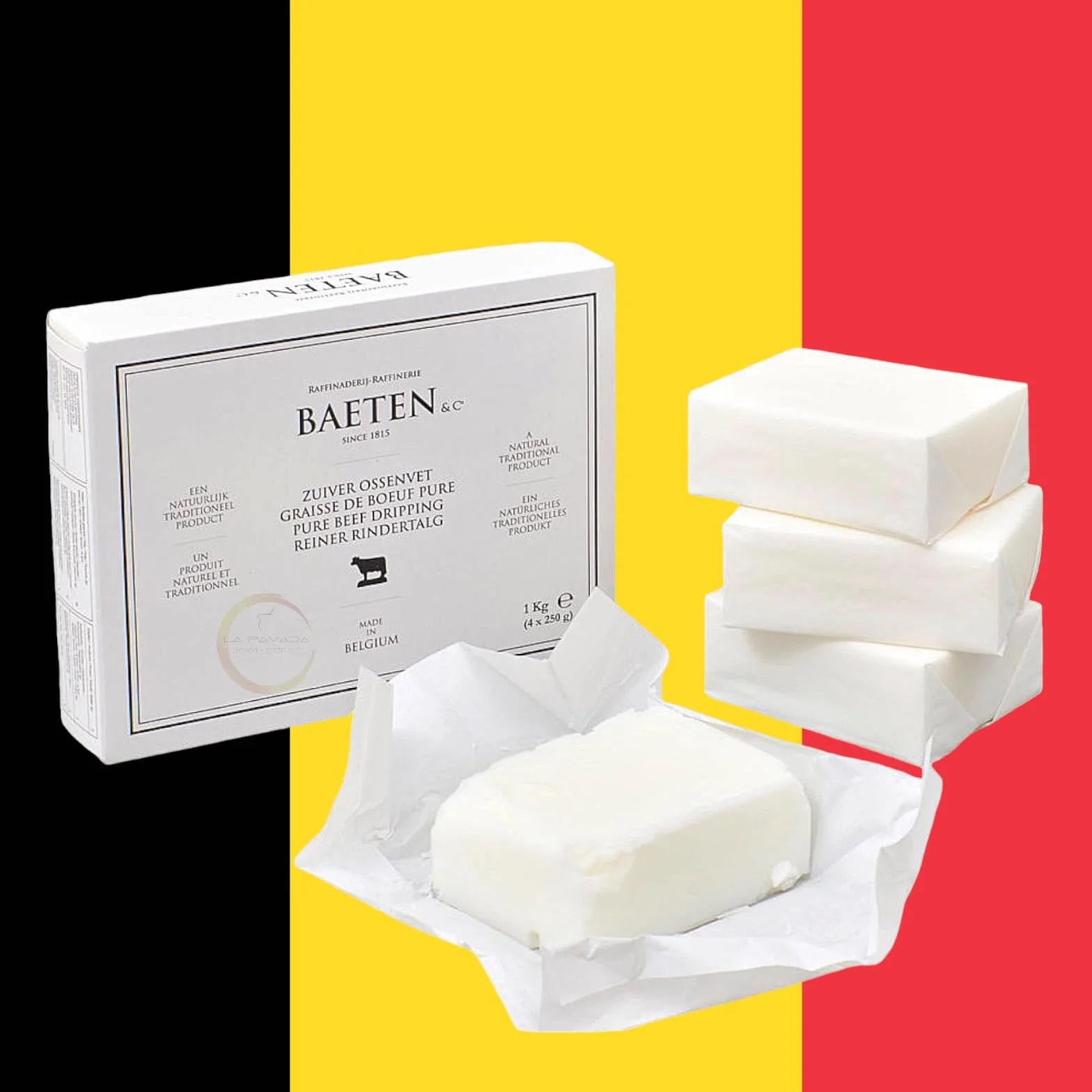 EL PAISITO - Grasa De Vaca 100% - Muy Refinada - Sin Olor - Para Cocinar 1KG