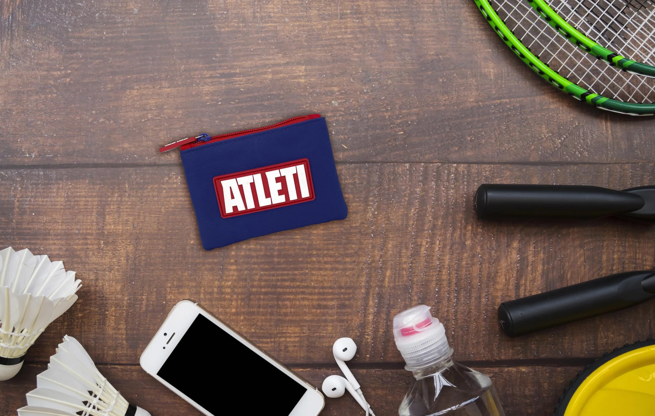 Atlético de Madrid Monedero Billetera Cartera Oficial Rojo