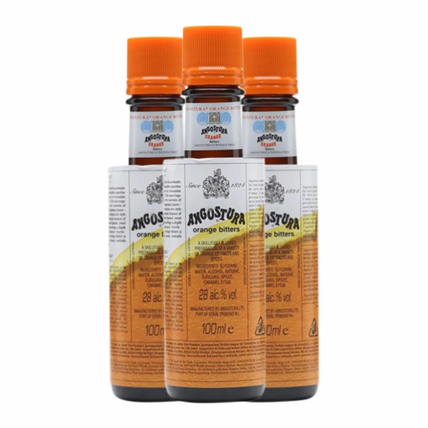 Angostura Orange Bitters Botellín Miniatura 10 cl Caja de 3
