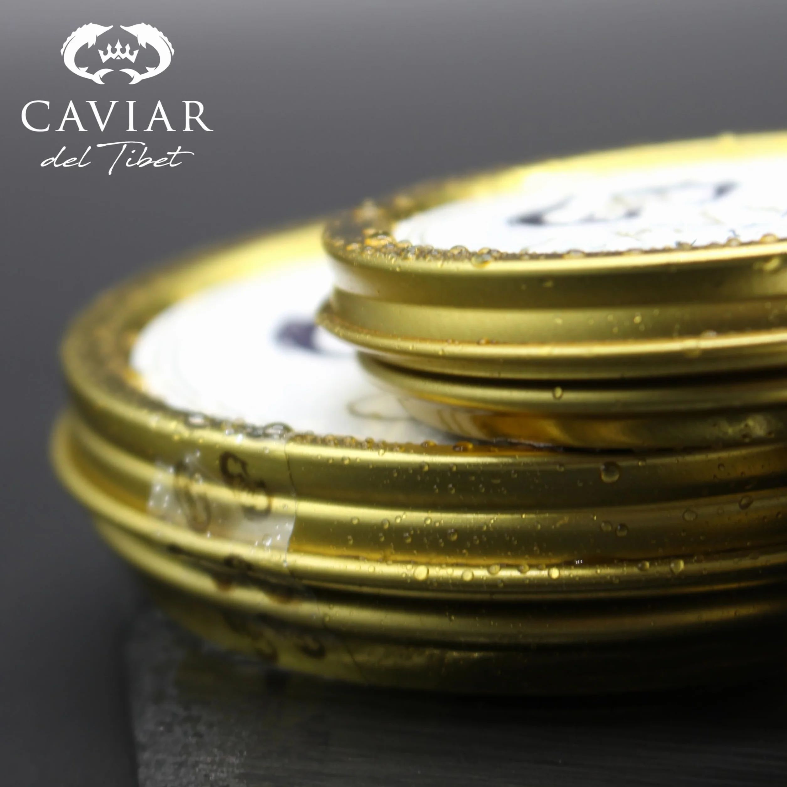 Caviar del Tíbet – Caviar Oscietra 100 GR – Caviar de Esturión Ascipenser Gueldenstaedtii – Huevas de Caviar – Caviar Gourmet