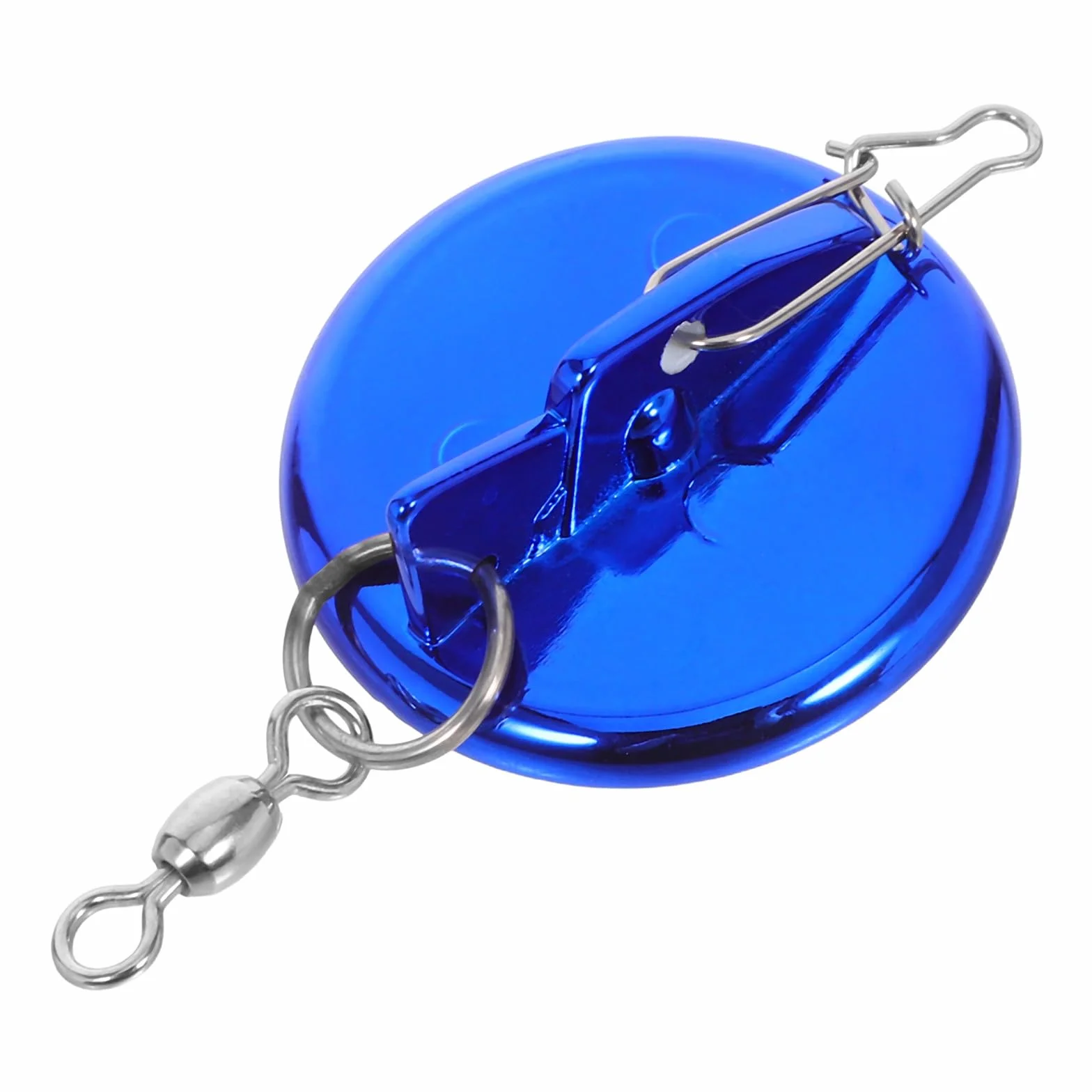 INOOMP Deeper Diver Disco de Pesca de precisión con eslabón Giratorio en Forma de 8 - Conectores de Cable de Grado Marino - Pieza de profundizador para Pesca en el mar