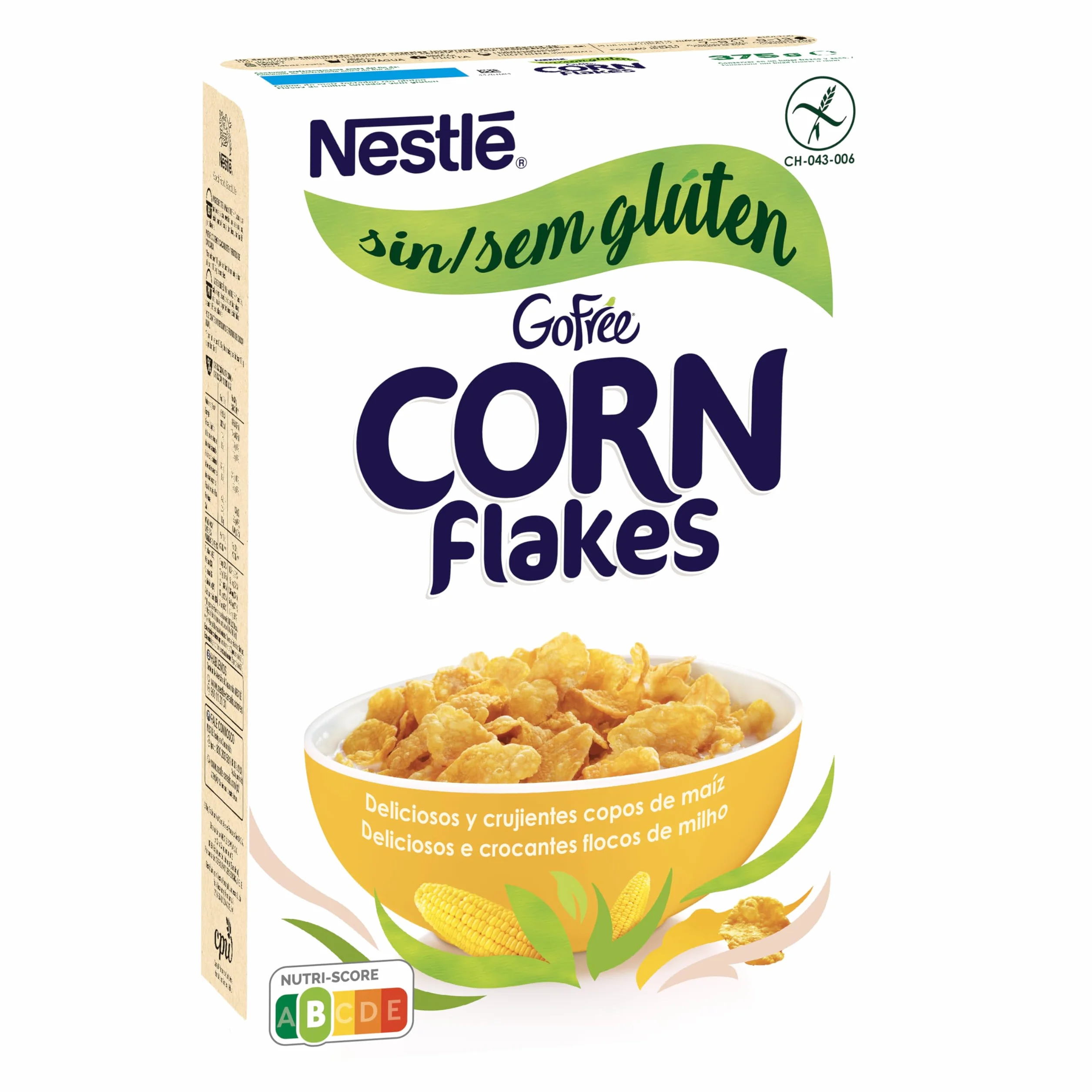Cereales Nestlé Go Free - 1 paquete de 375 g