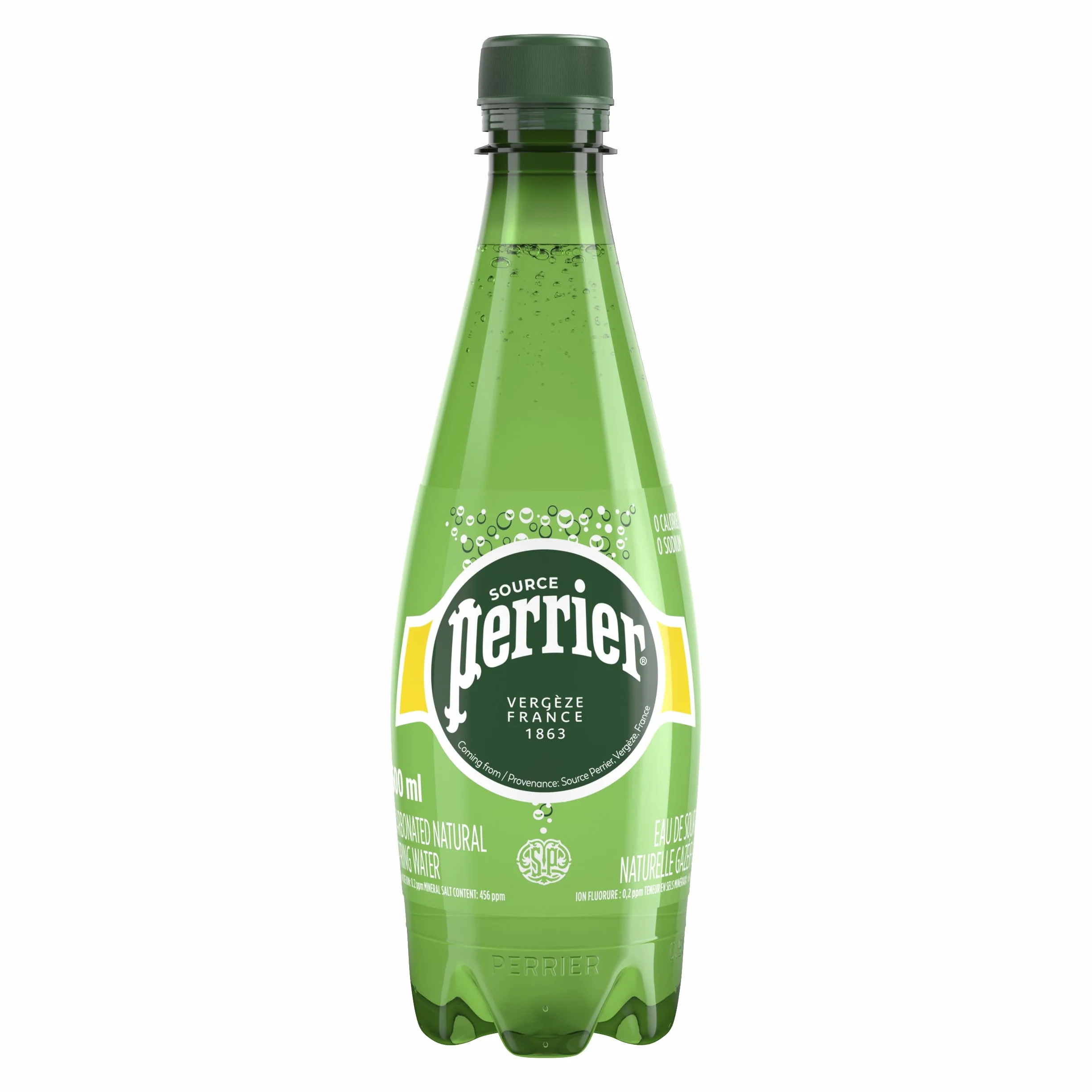 PERRIER Agua Mineral Natural con Gas, 4 packs 6 x 50cl, 24 botellas
