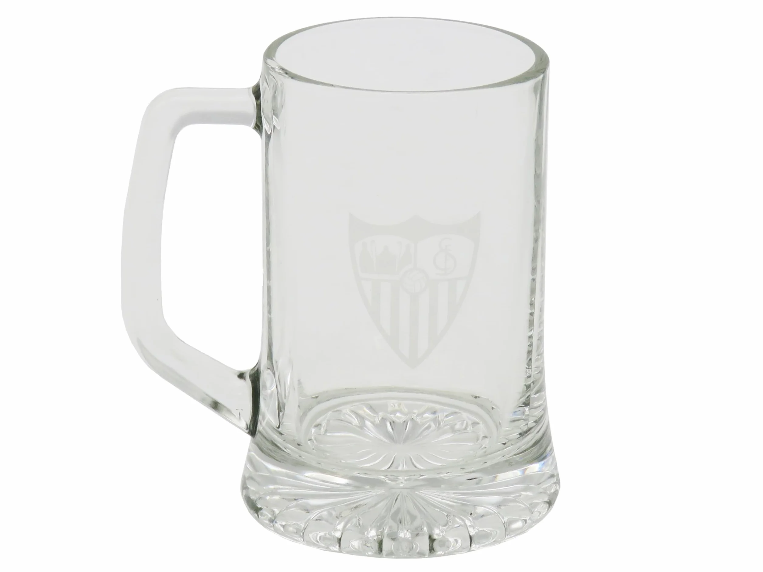 Sevilla FC Jarra de Cerveza Vidrio 280 ml Transparente Producto Oficial