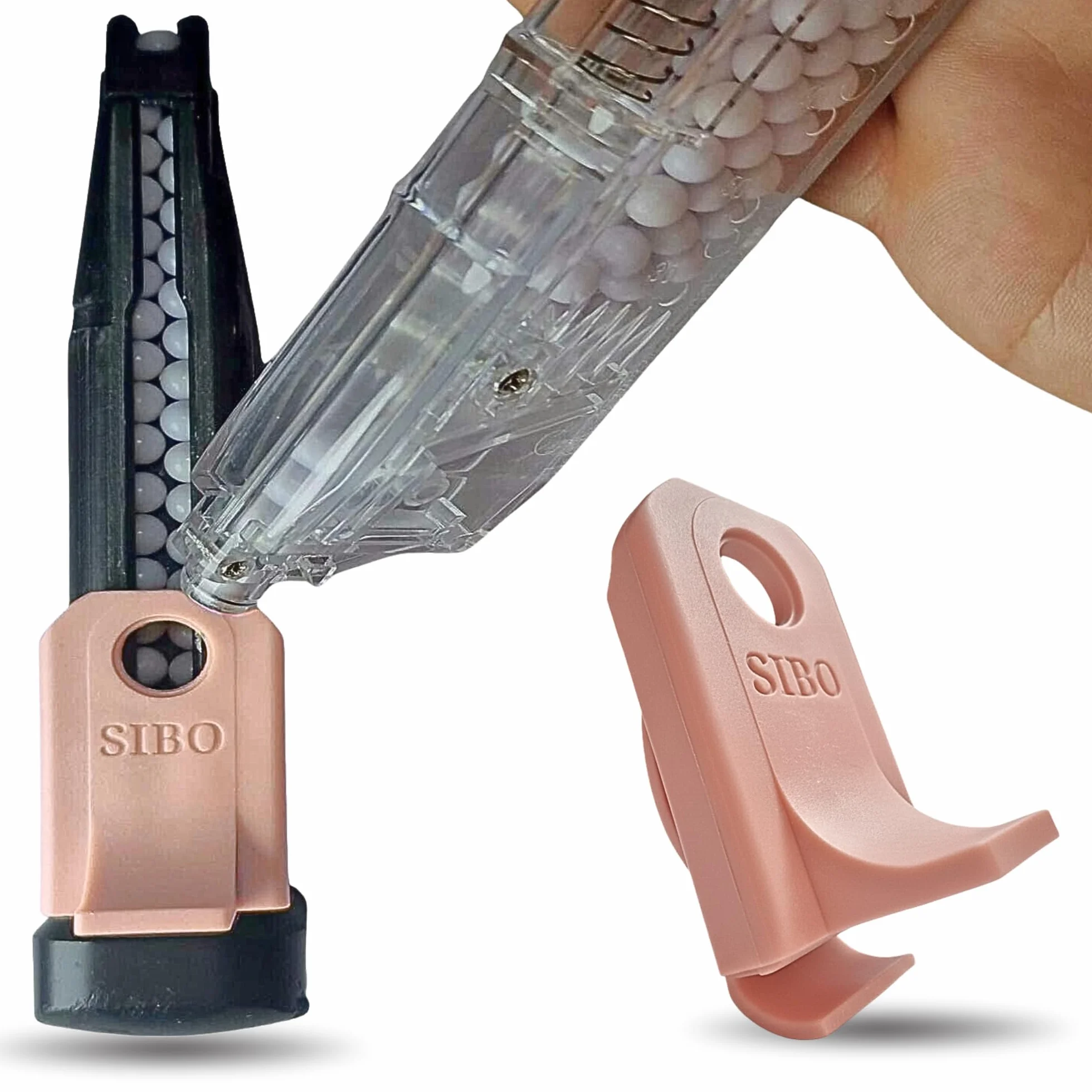 Sibo Airsoft Speedloader 6mm BB Loader para Pistolas Recarga Rápida