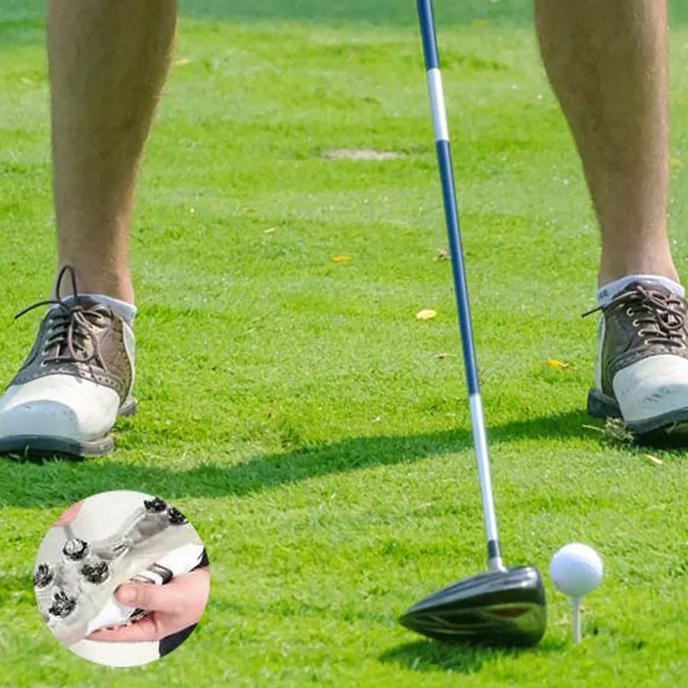 Llave para Zapatos de Golf Acero Inoxidable Herramienta Quitar Tacos Accesorio