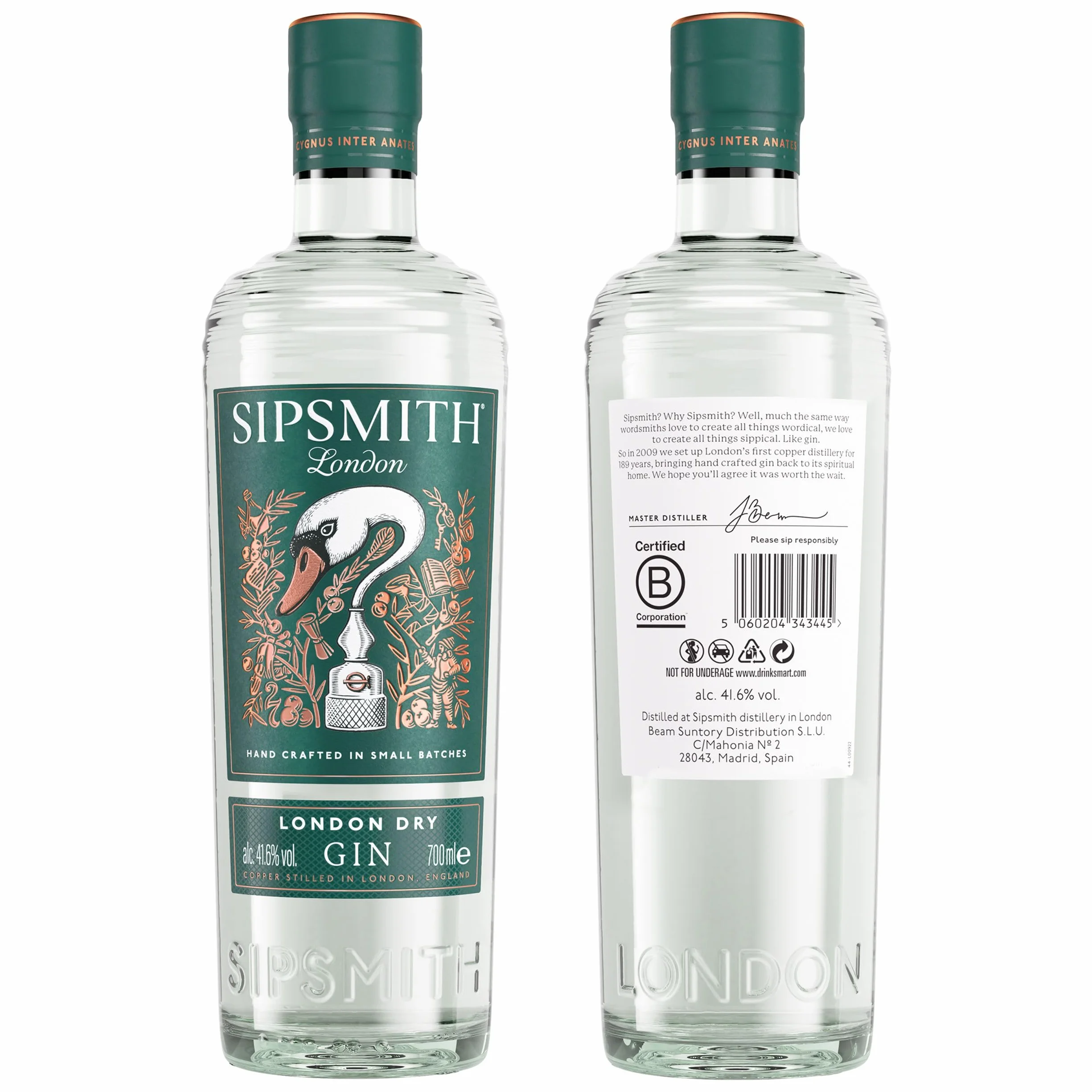 Sipsmith Londron Dry Gin 70cl