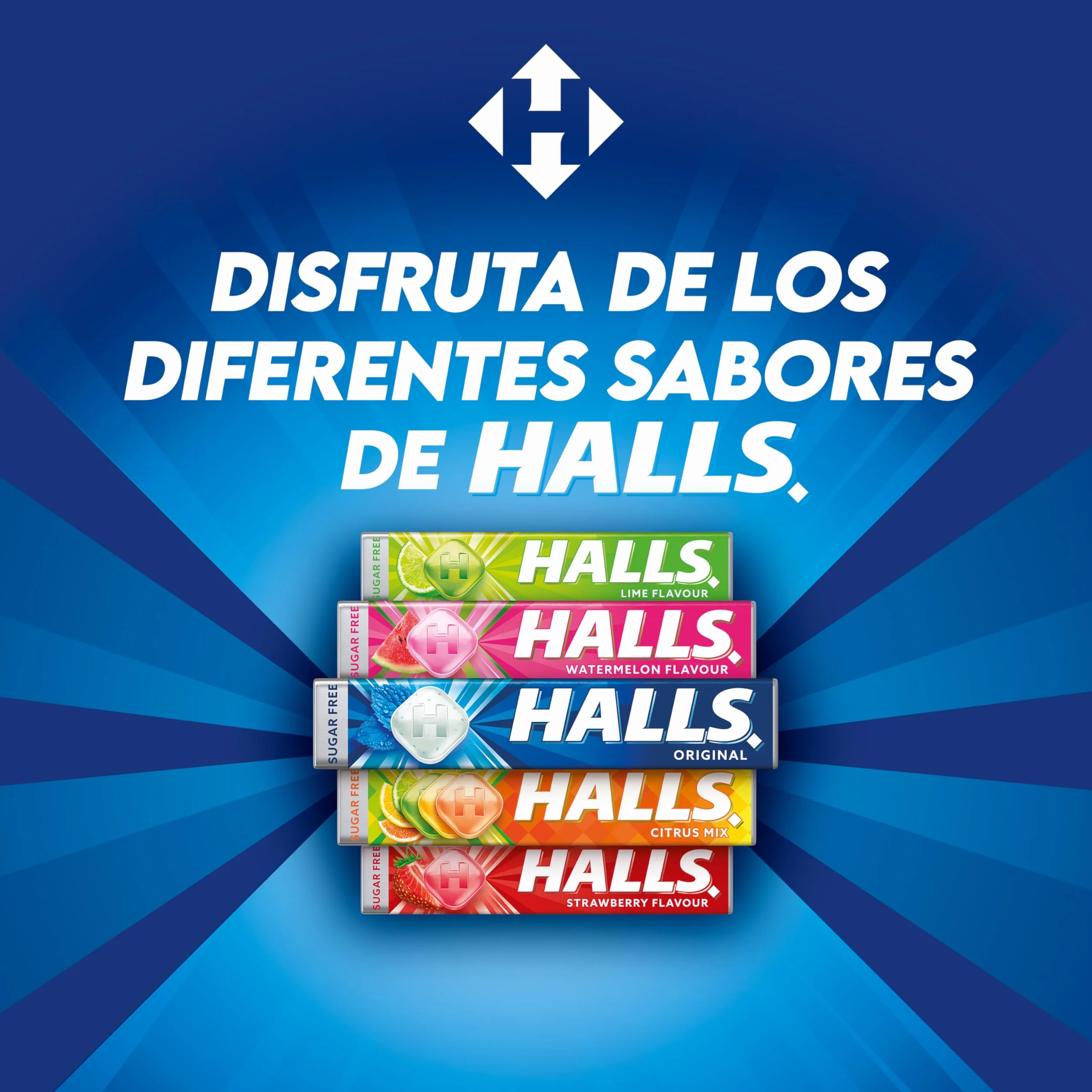 Halls Respiral Caramelos Refrescantes Sabor a Regaliz y Mentol Sin Gluten, 150 g