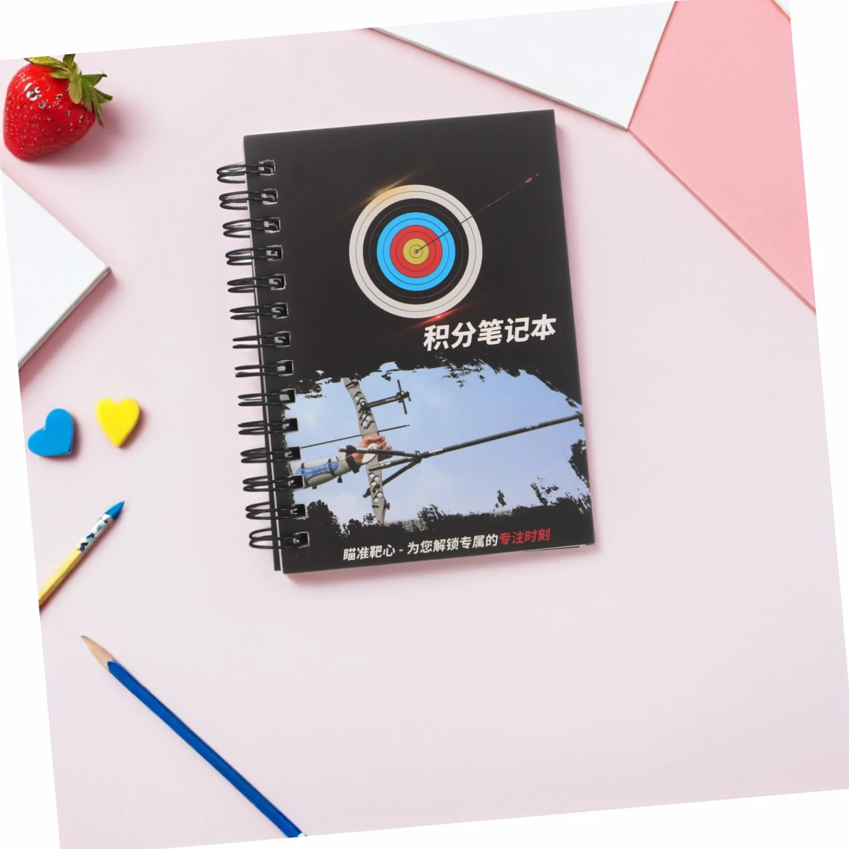 Cuaderno de puntuación para tiro con arco, pequeño portátil, multifuncional para competiciones y entrenamientos