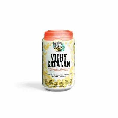 Vichy Catalan - Agua mineral Natural con Gas Sabor Naranja - Pack de 6 Unidades de 330 Ml