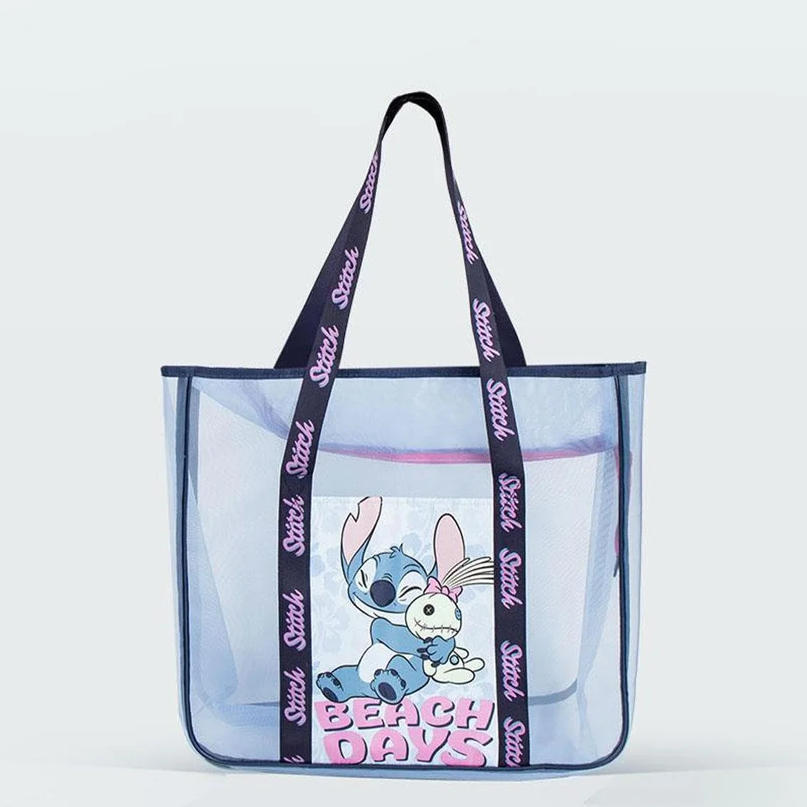 Bolsa de Playa Stitch Oficial Disney Grande Resistente Transpirable Cerdá Life's Little Moments