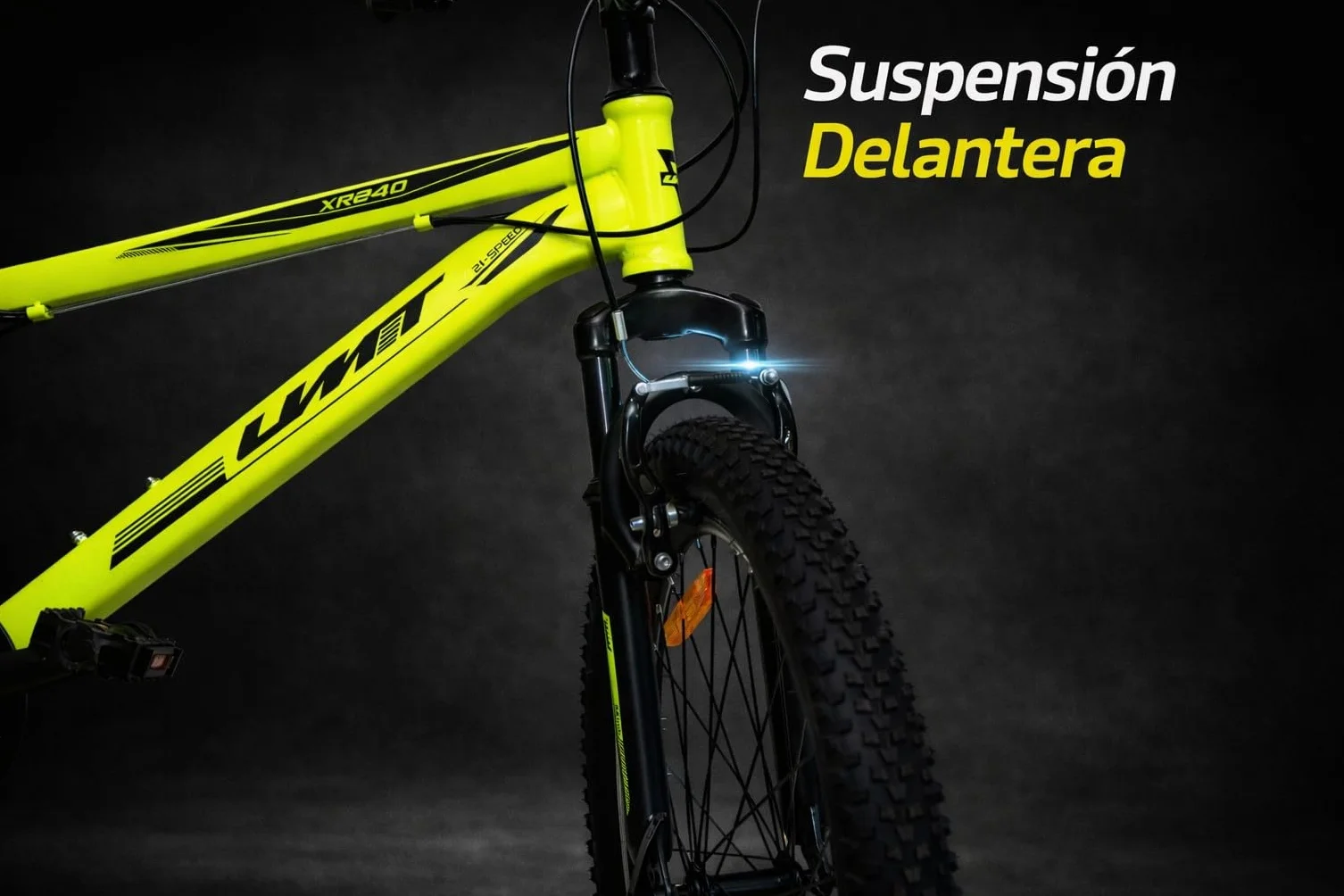 Bicicleta 24 Pulgadas Niño 8-12 Años 21 Velocidades Shimano Suspensión Delantera