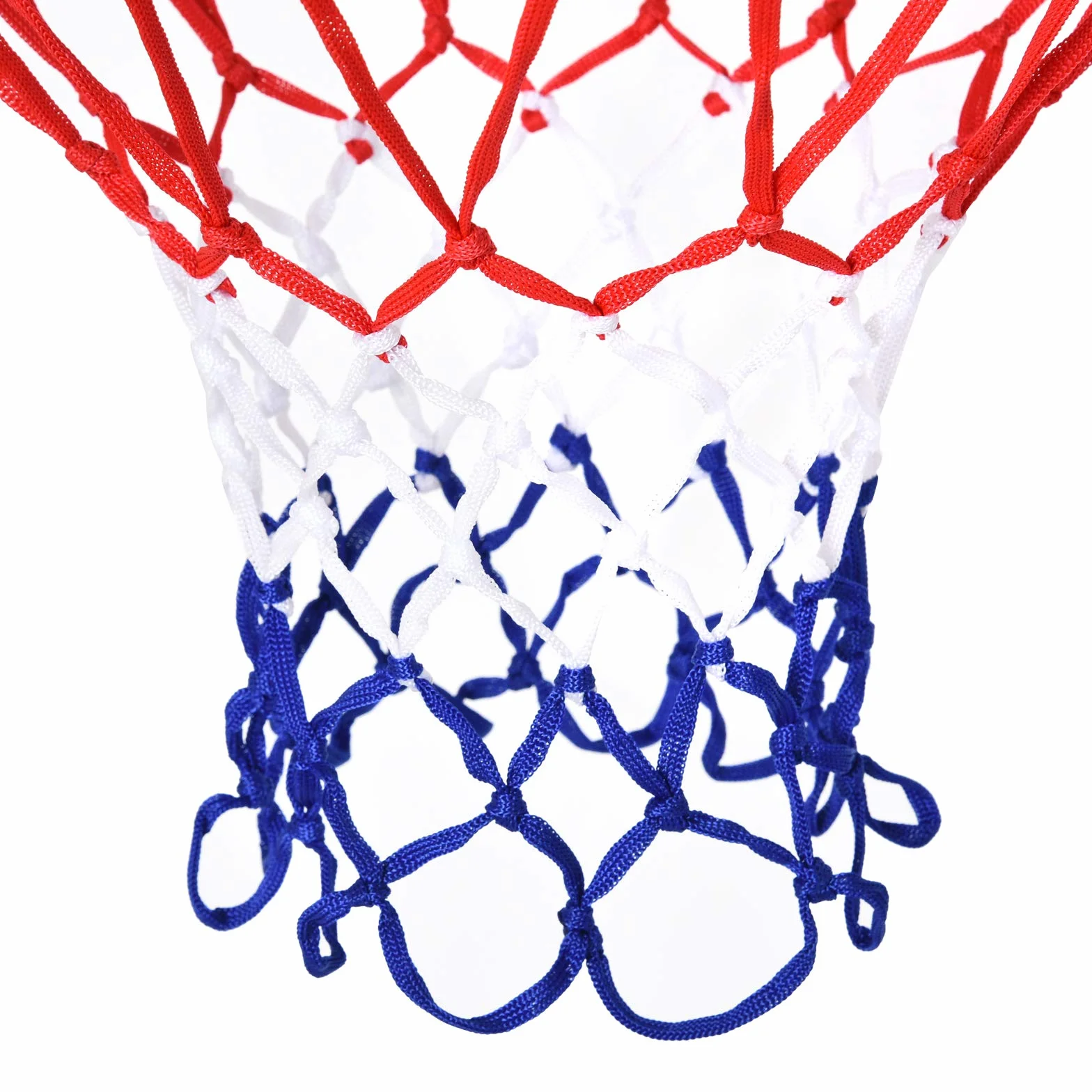 HOMCOM Canasta de Baloncesto de Pared Ø46 cm Aro con Red Marco Metálico 12 Ganchos Rojo