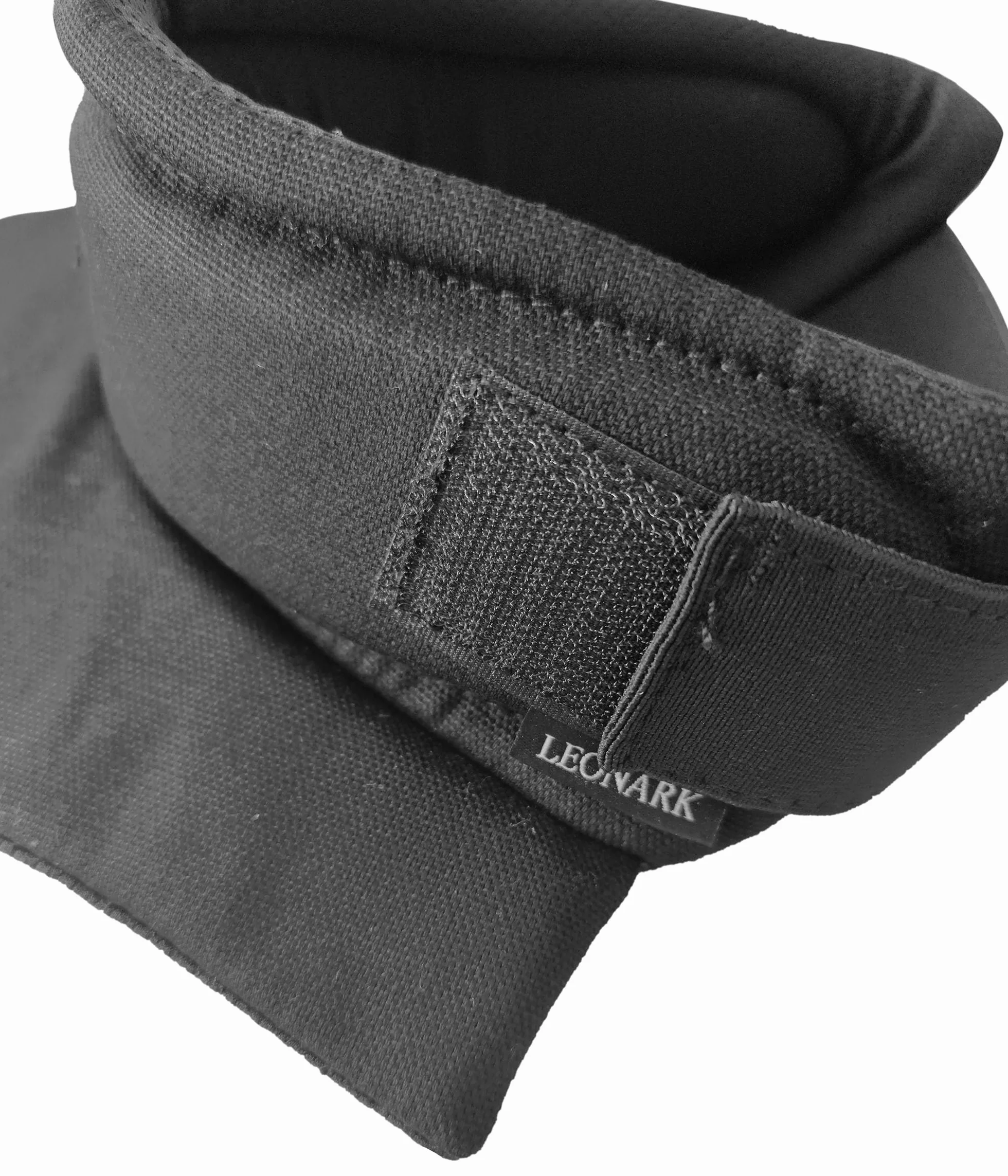 LEONARK Protector de Garganta Gorget de Esgrima con Placa de Protección Rígida para HEMA Espada Larga