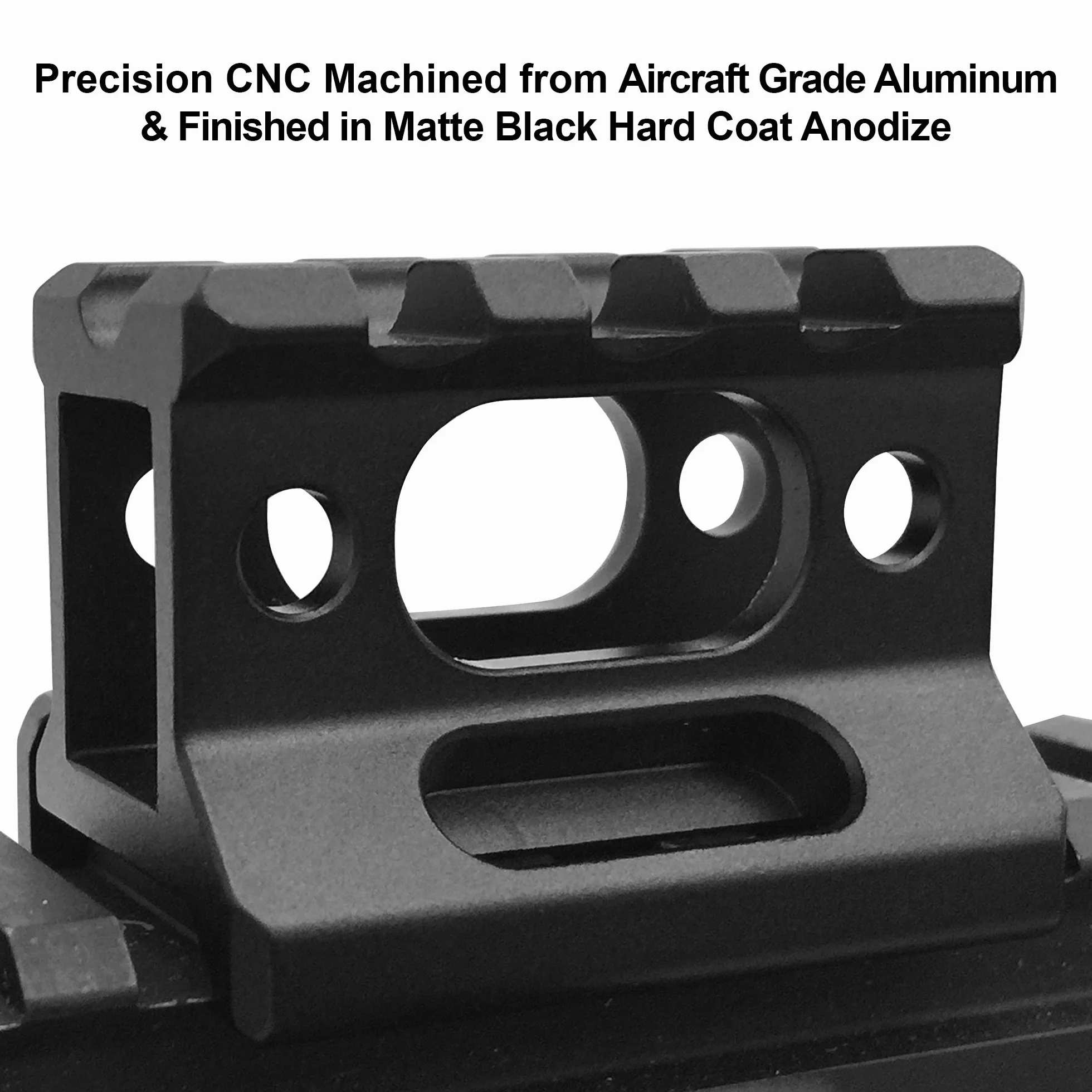 UTG Adultos Super Slim Picatinny Riser Mount 1 High, 3 entradas, Negro