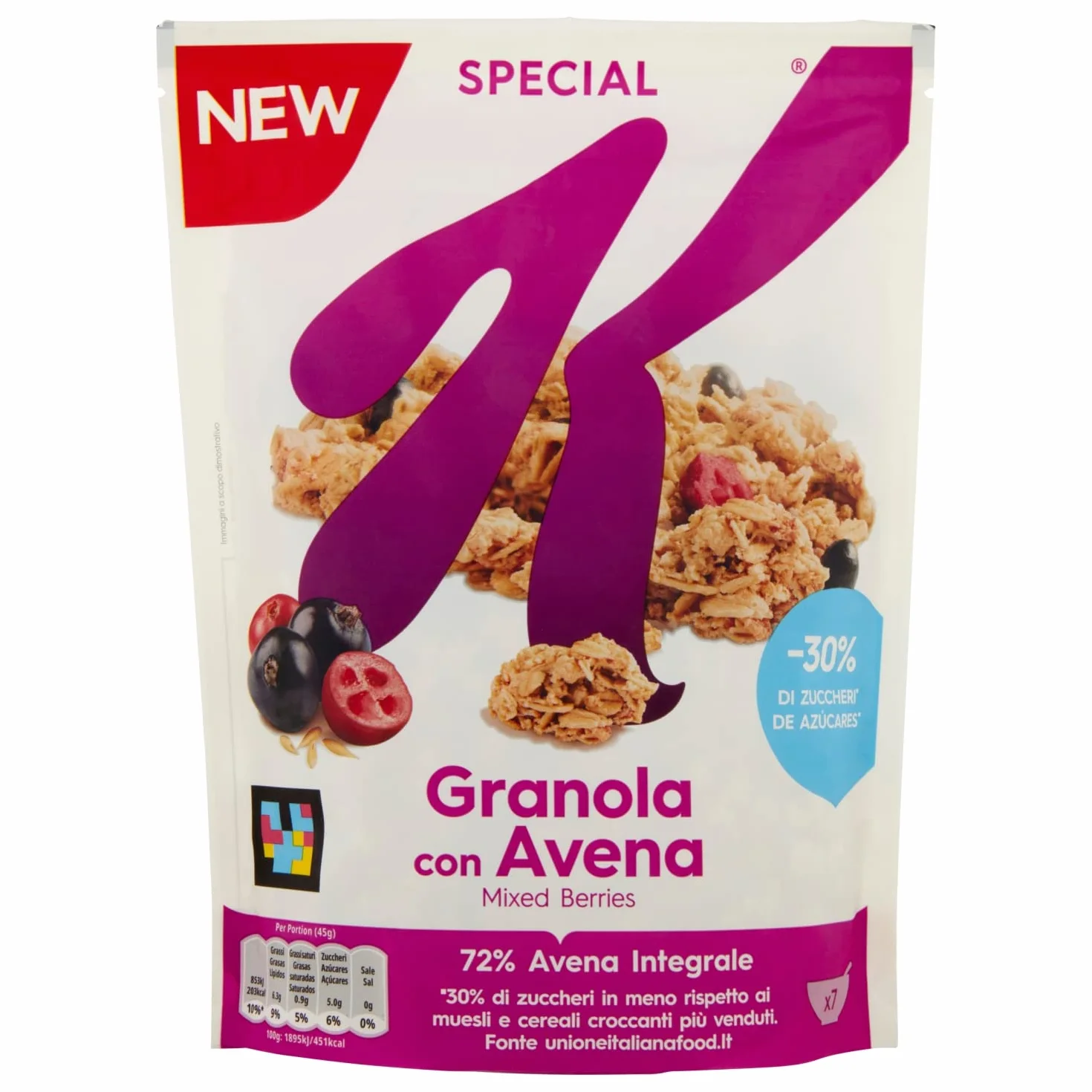 Kellogg's Special K Granola con avena y mixed berries 320g