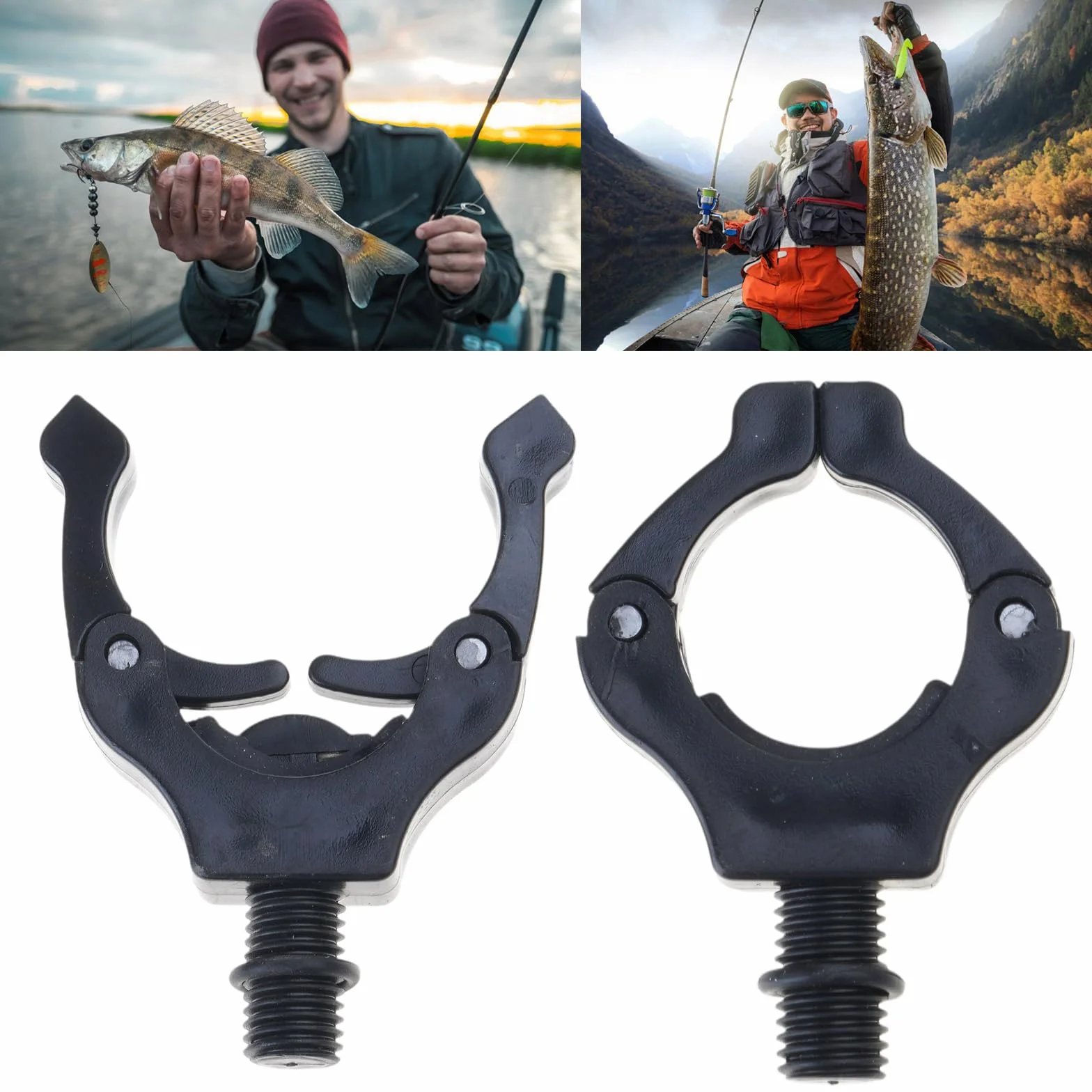 4 barras de sujeción traseras agarres para pesca