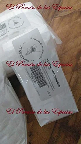 El Paraíso de las Especias Azúcar Antihumedad 1000 grs - Azúcar Polvo 1 Kg para Espolvorear los Pasteles - No Apelmaza