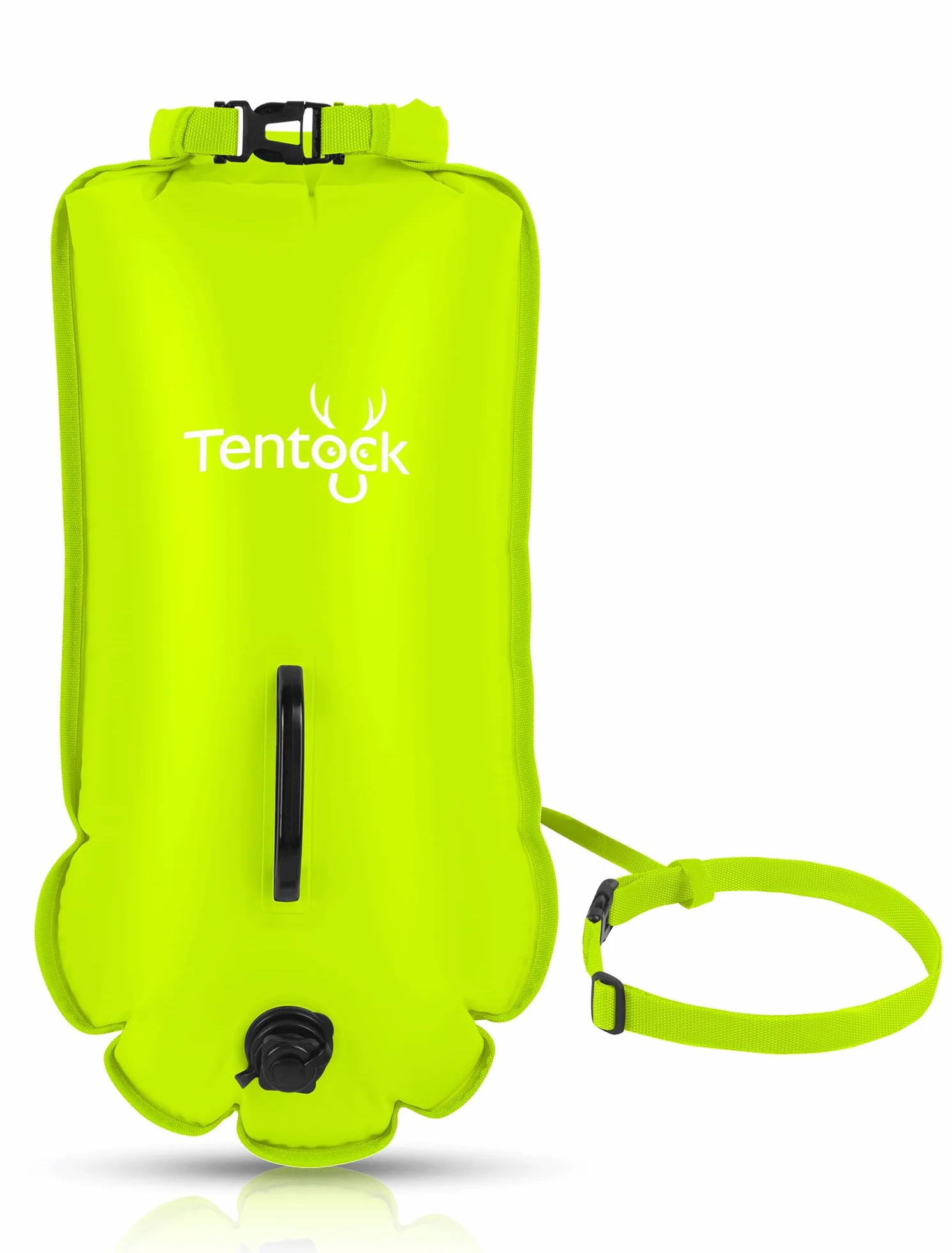 Tentock Swim Buoy Inflatable Dry Bag for Open Water Swimmers Triathletes