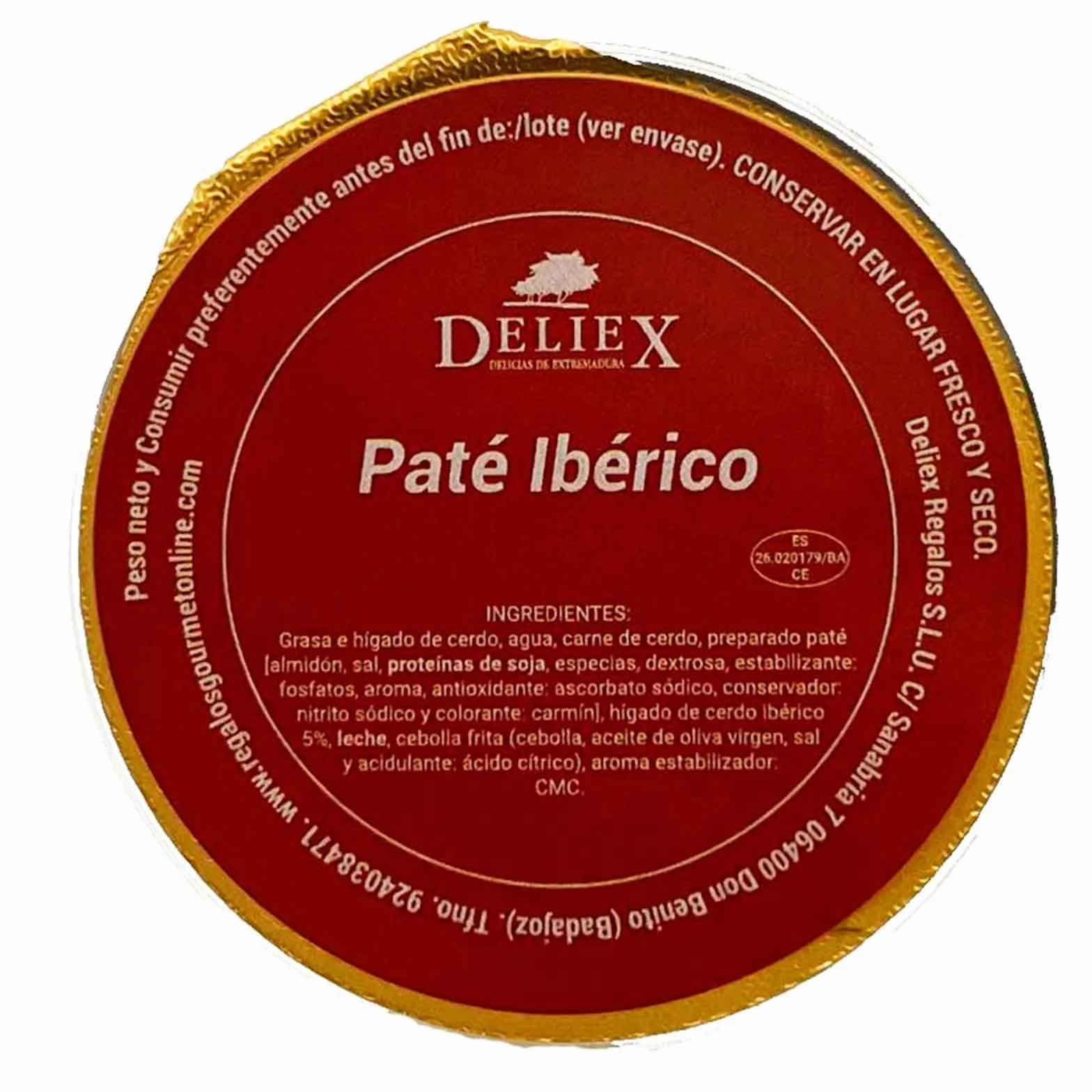 Deliex - Monodosis de patés y cremas 45 u x 25 gr, crema de jamón york, paté ibérico y crema de lomo para tostadas, meriendas o tapeo sin desperdicio. (Bandeja 45 x 25 gr, Paté ibérico)