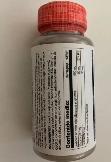 Red Yeast Rice Plus Q10-60 vegcaps (Pack 3 u.)
