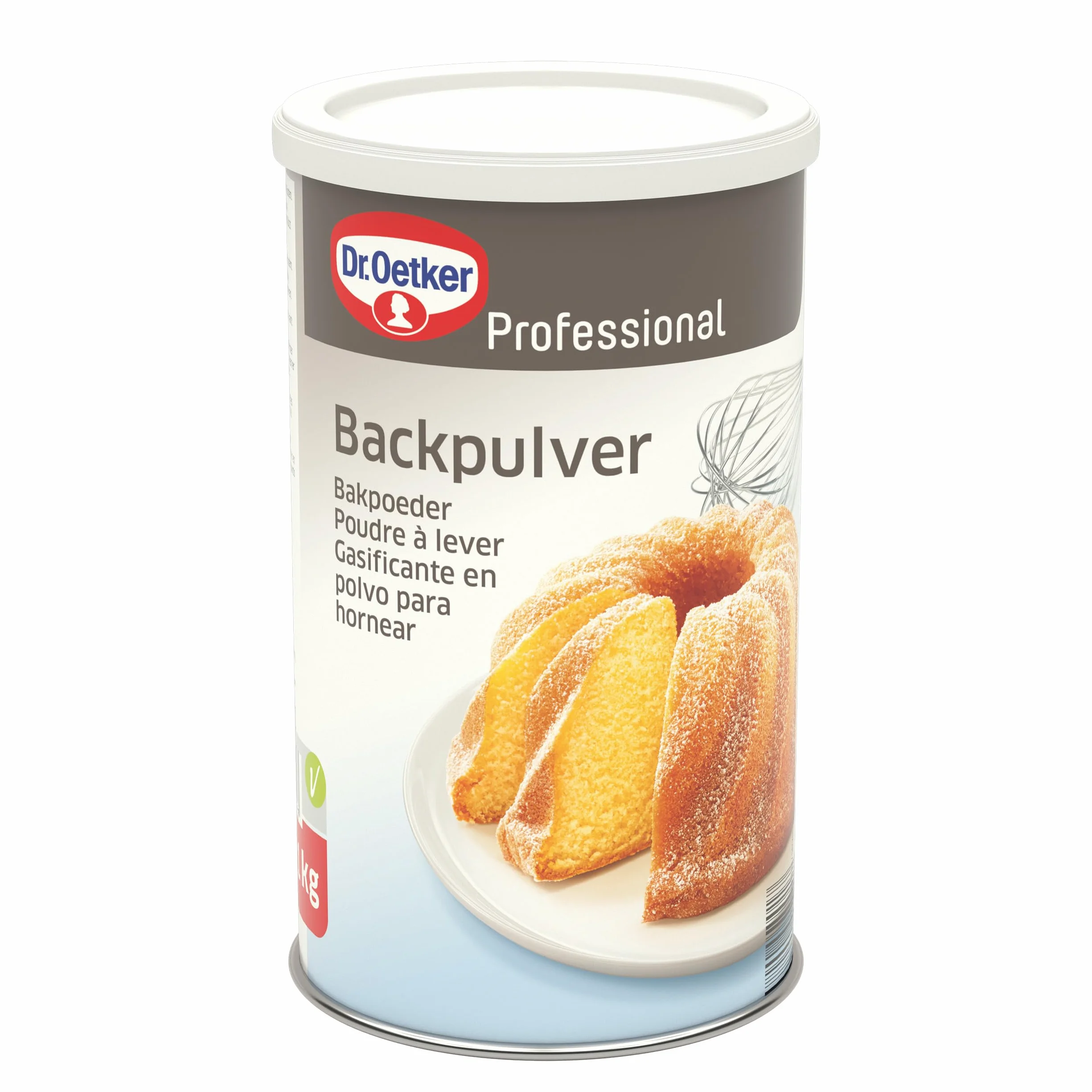 DR. OETKER - Gasificante para Hornear 1 kg, Polvo para Hornear, Aporta Ligereza, para Repostería y Pastelería, Resultados Esponjosos y Deliciosos, Alto Rendimiento y Fácil de Usar