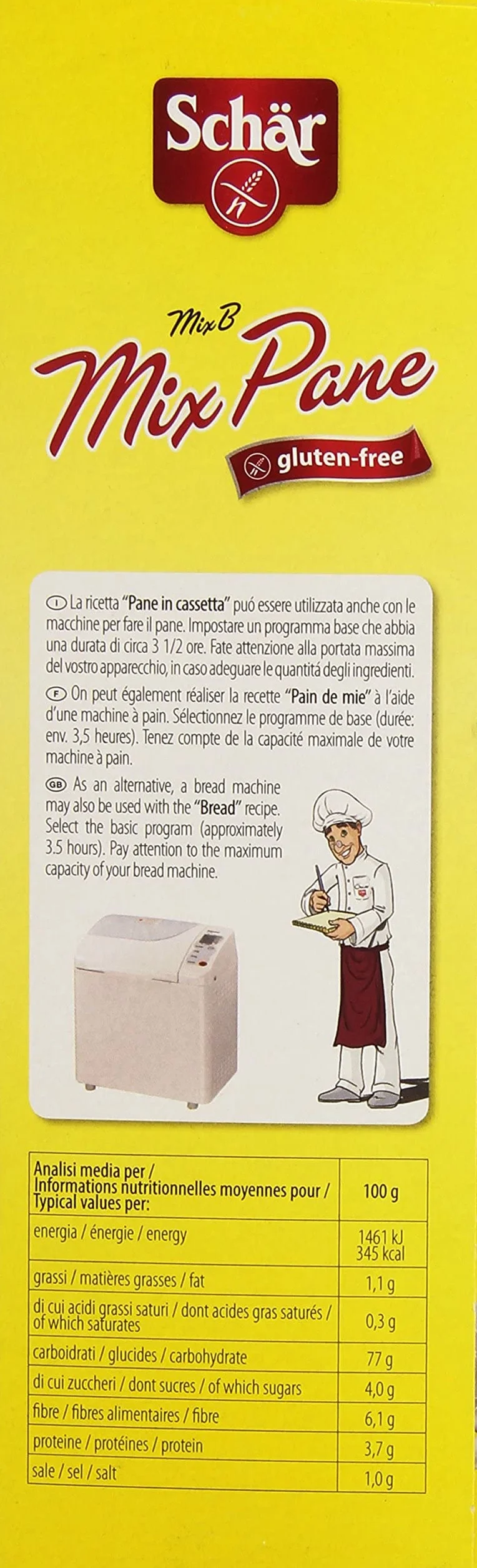 Dr. Schar harina de pan sin gluten, 1,02 kg, 1 unidad (1 unidad)