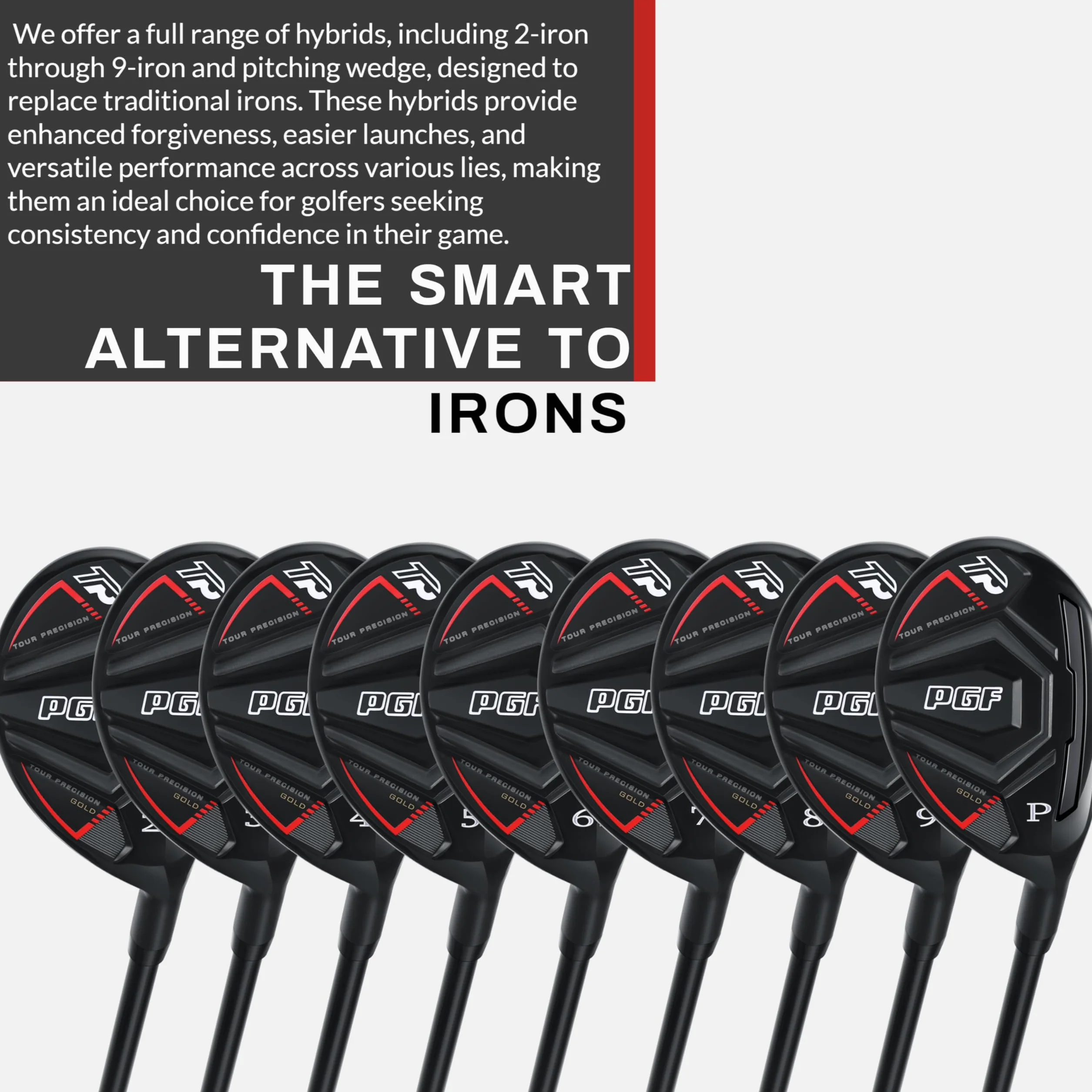 PGF Gold Tour Precision Hybrid Golf Club RH Reg