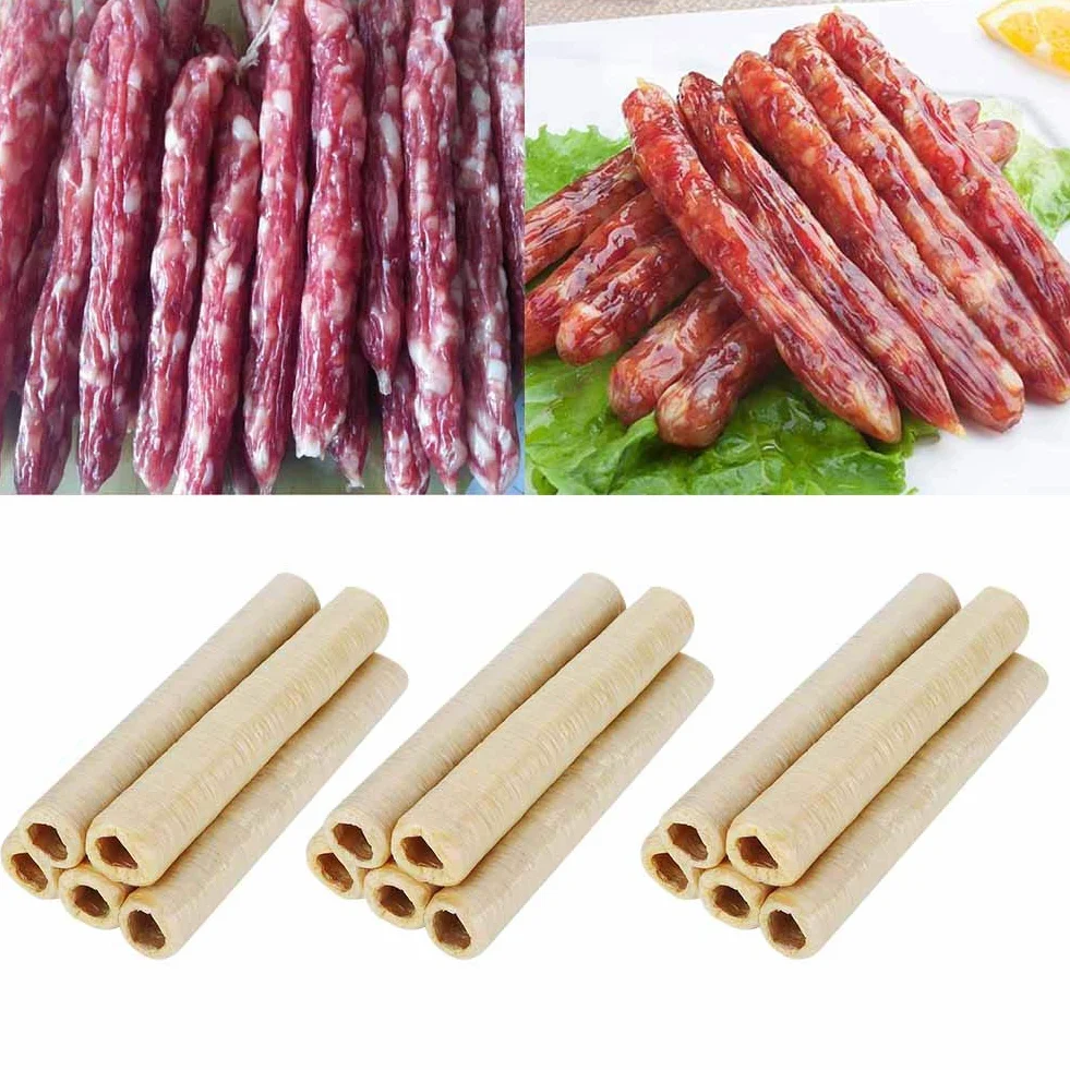 Tripas para Salchichas de Colágeno 15PCS 15m 30mm Accesorios Cocina