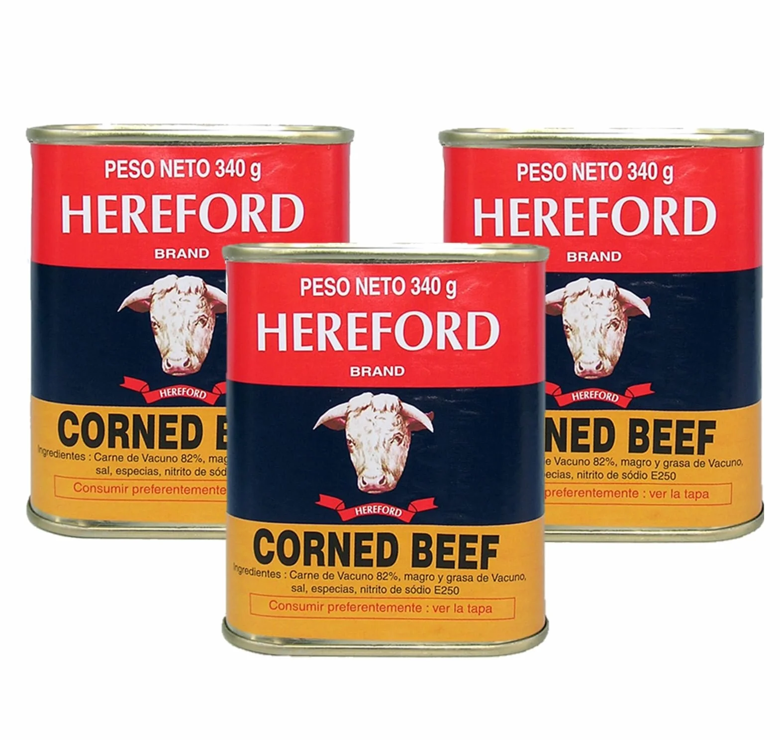 Hereford Corned Beef Clasica 340g x 3 Pack