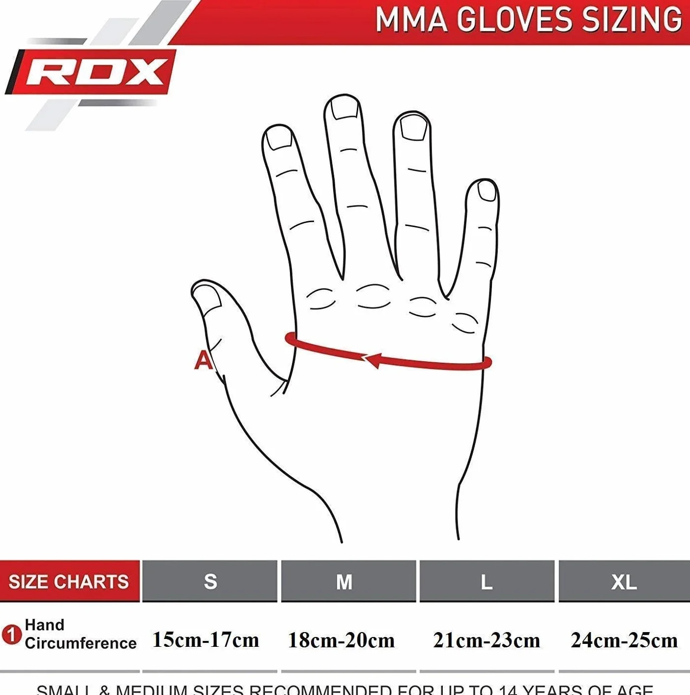 RDX Guantes MMA Entrenamiento Convex Skin Sparring para Boxeo Muay Thai Kickboxing