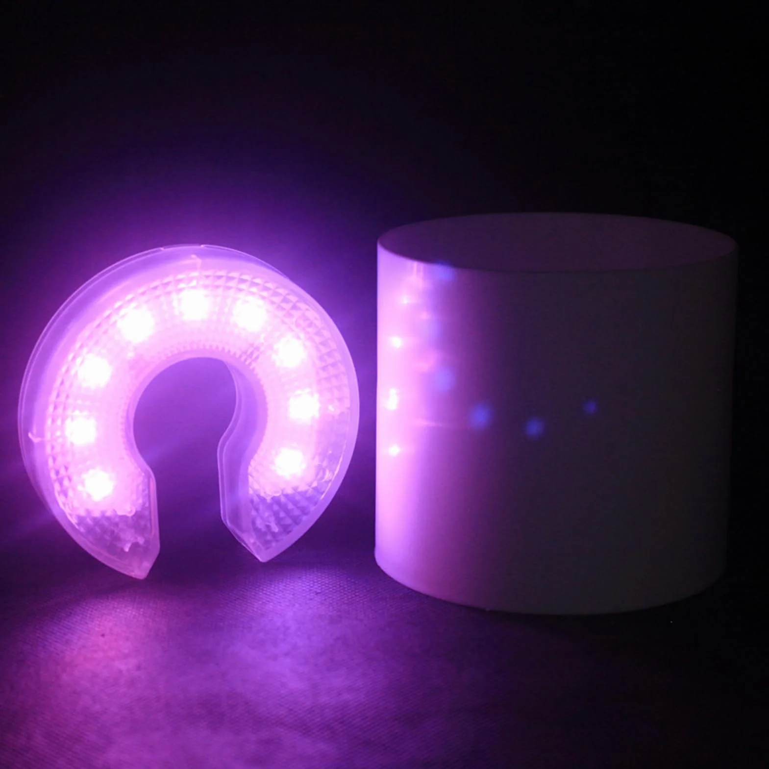Luces LED de agujero de golf, lámpara de copa, policarbonato ABS, iluminación multicolor, herramienta de práctica nocturna para fiestas