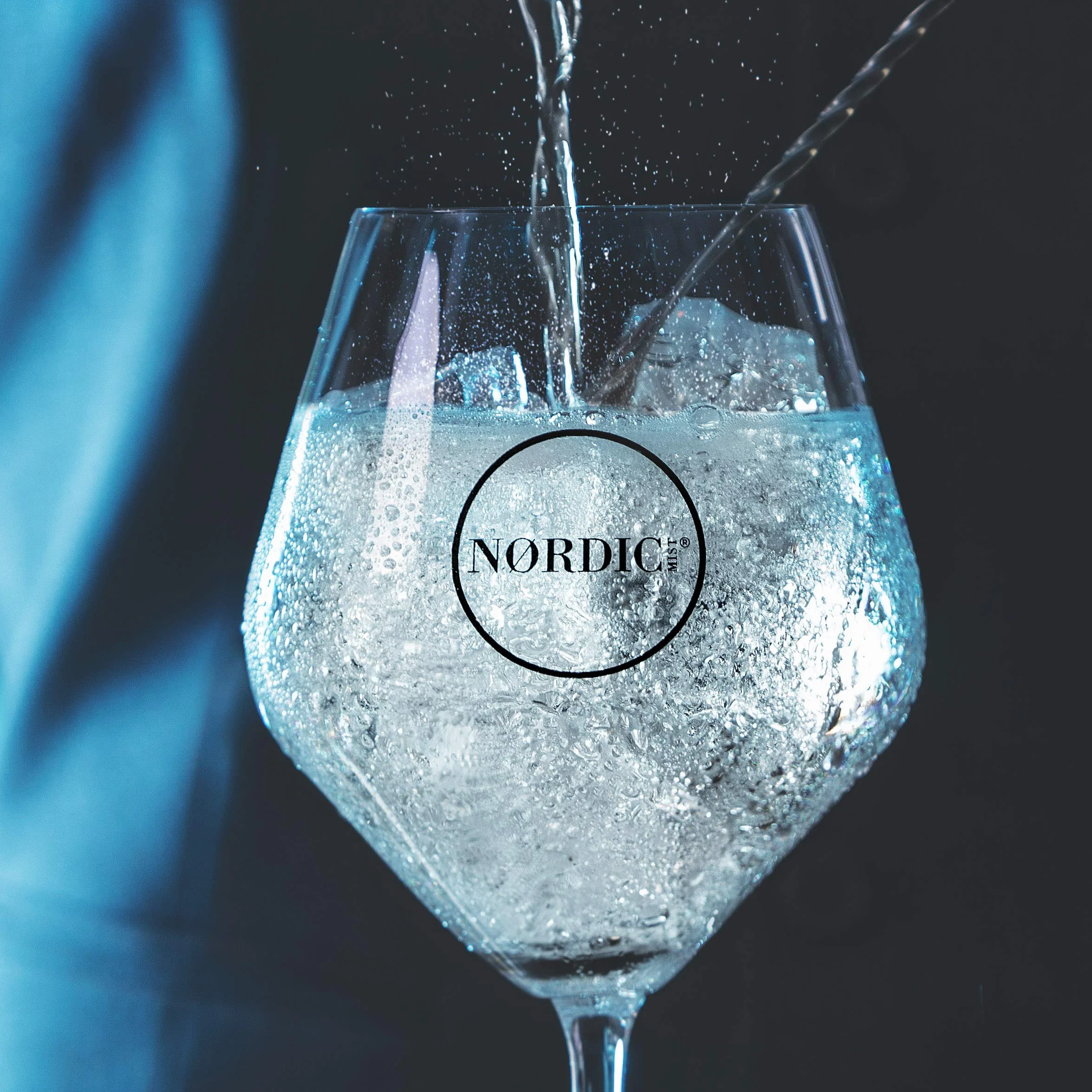 Nordic Mist Zero Azúcar, Refrescante Tónica sin Azúcar - Pack de 24 Latas de 250 ml