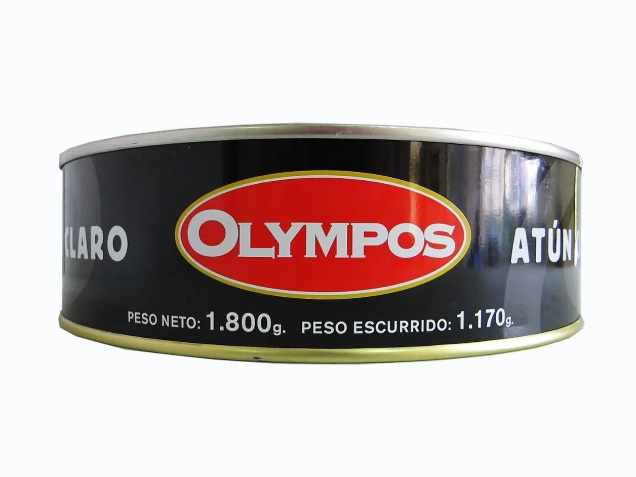Atún claro en escabeche rojo o salsa catalana 1.8 kg.