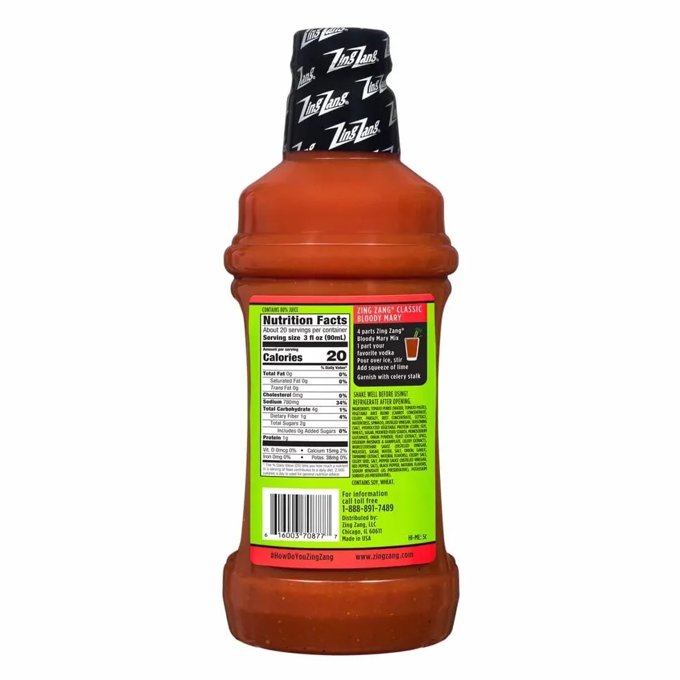 Zing Zang Bloody Mary Mix (2 unidades)