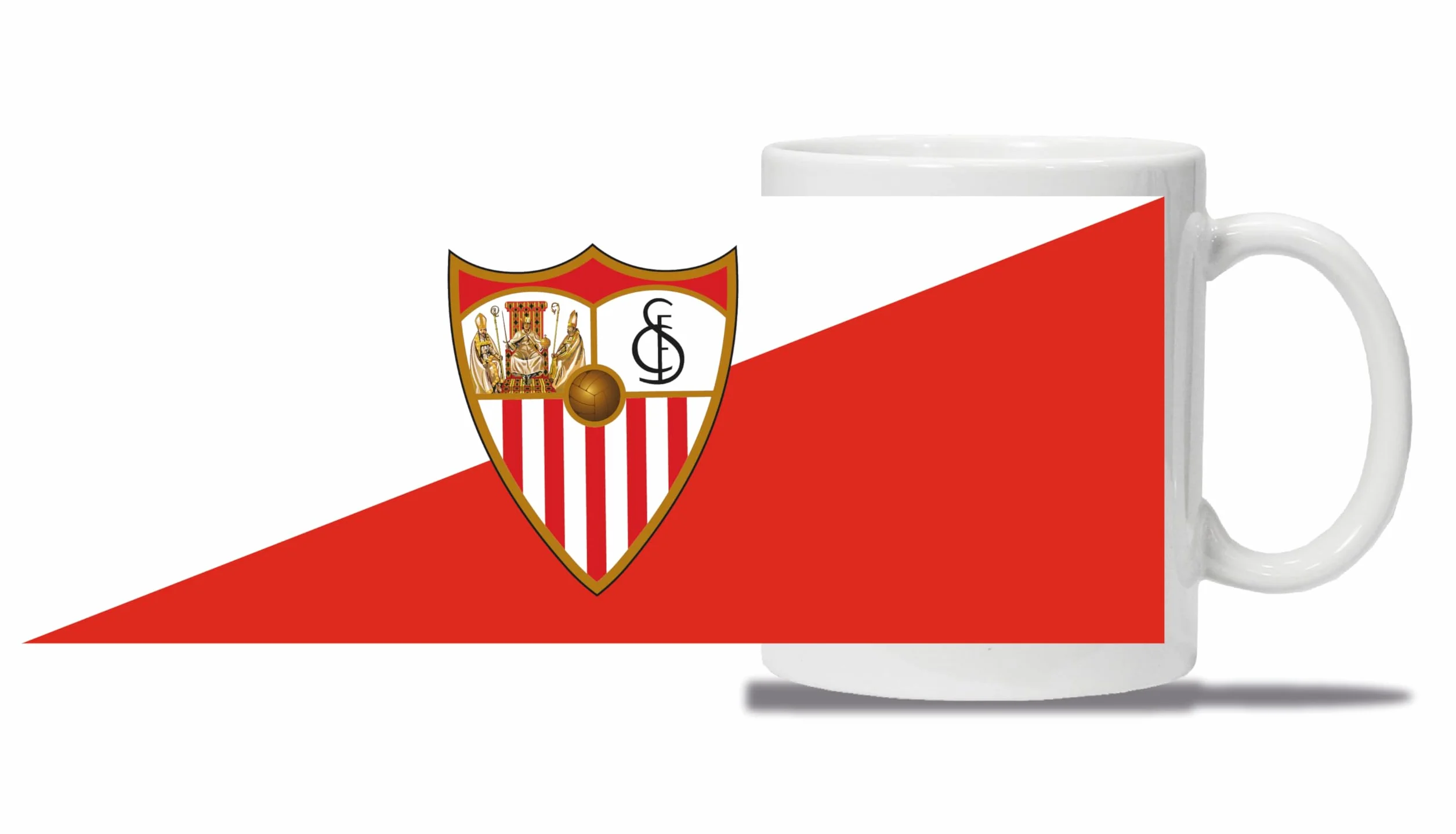 Sevilla FC Taza Bicolor Escudo