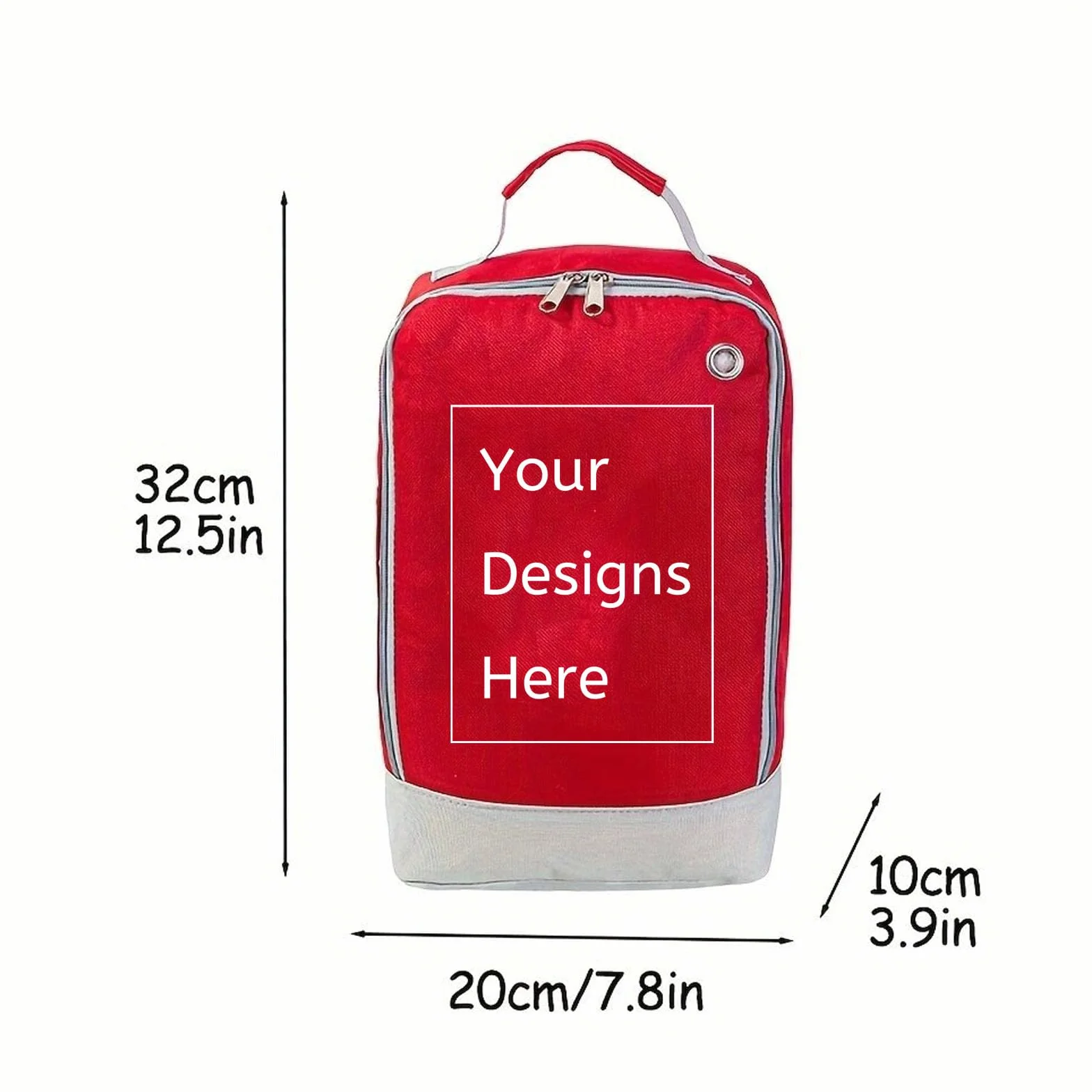 Bolsa impermeable para botas personalizada 32x10x20 cm almacenamiento calzado deportivo